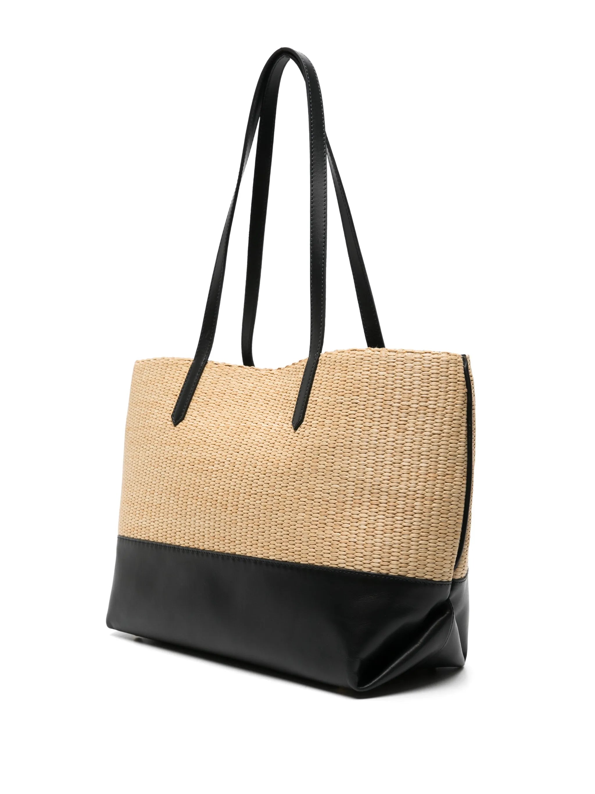 Tokyo woven-raffia tote bag