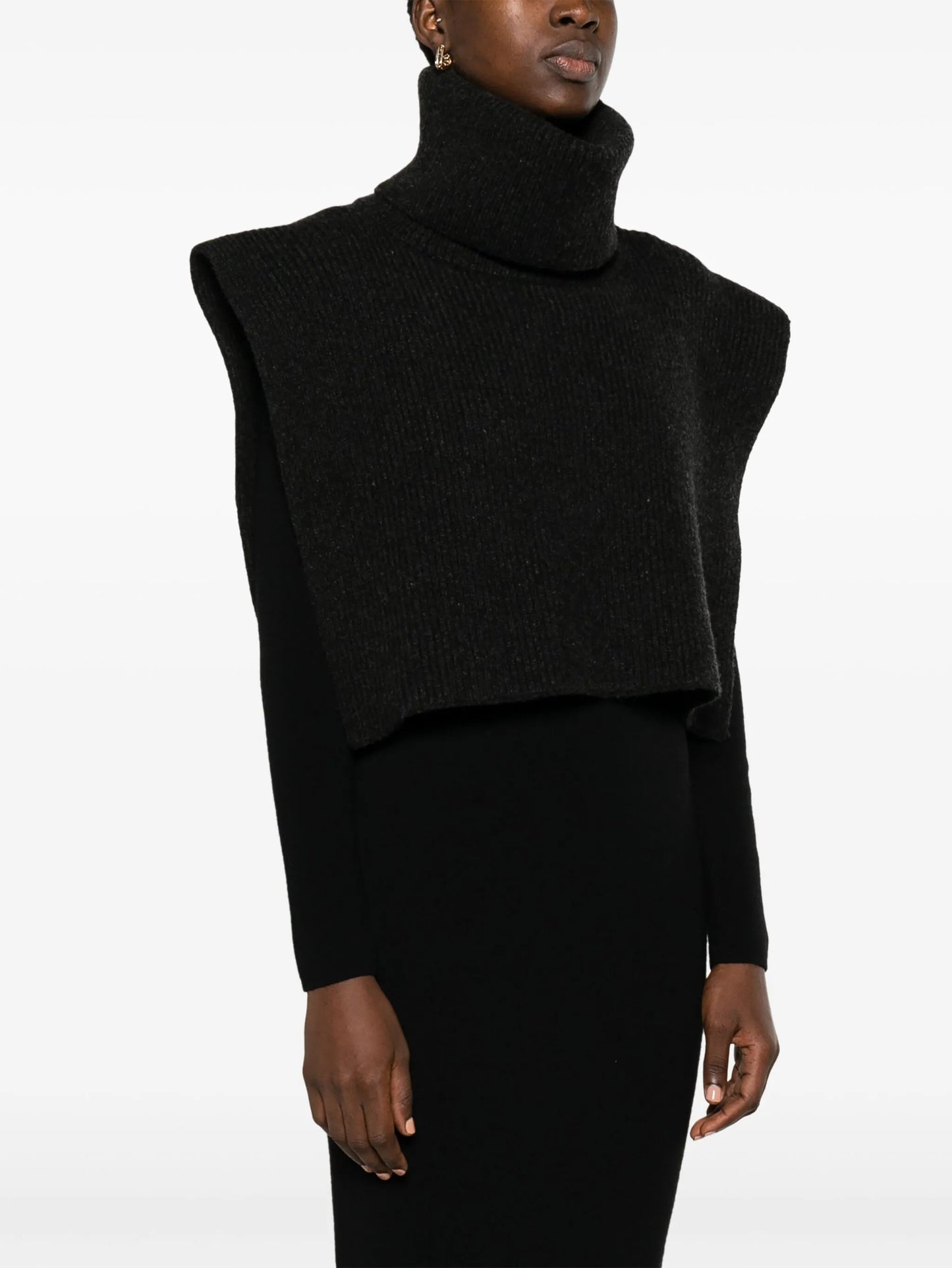 Emmit roll-neck cashmere collar