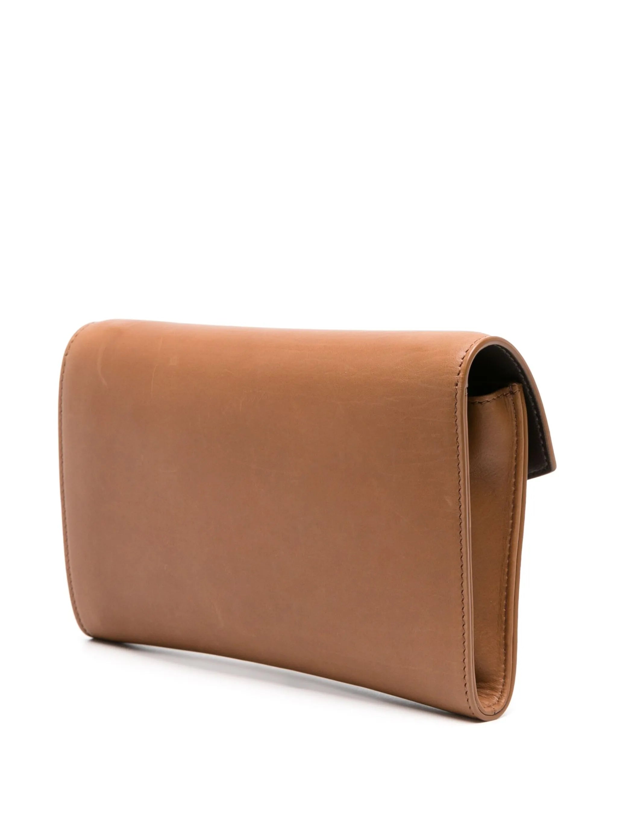 Envelope leather crossbody bag