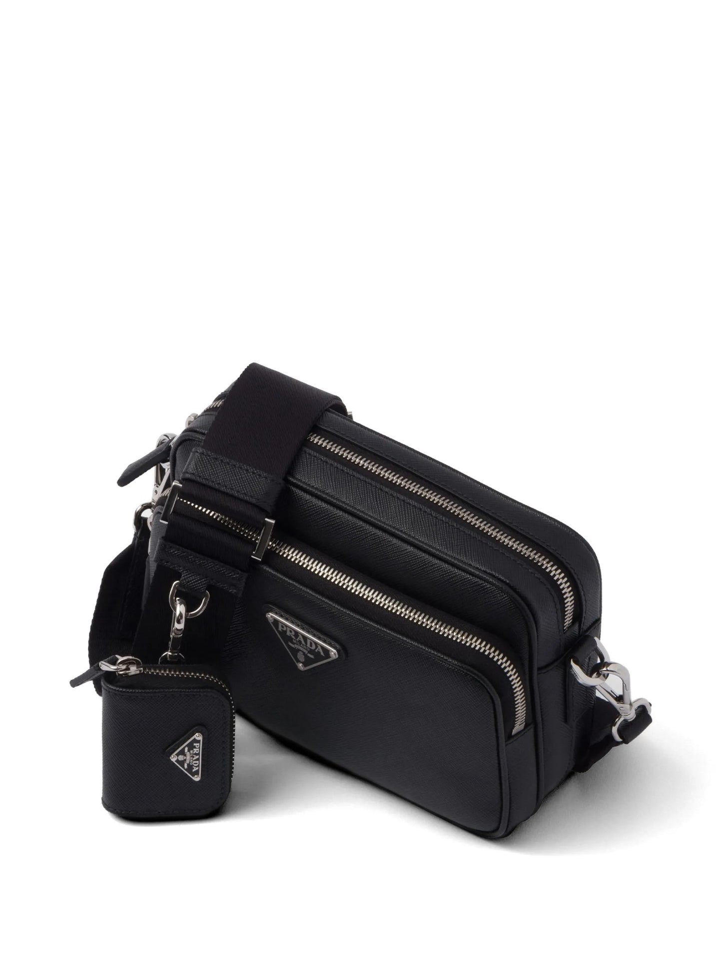 Saffiano leather shoulder bag