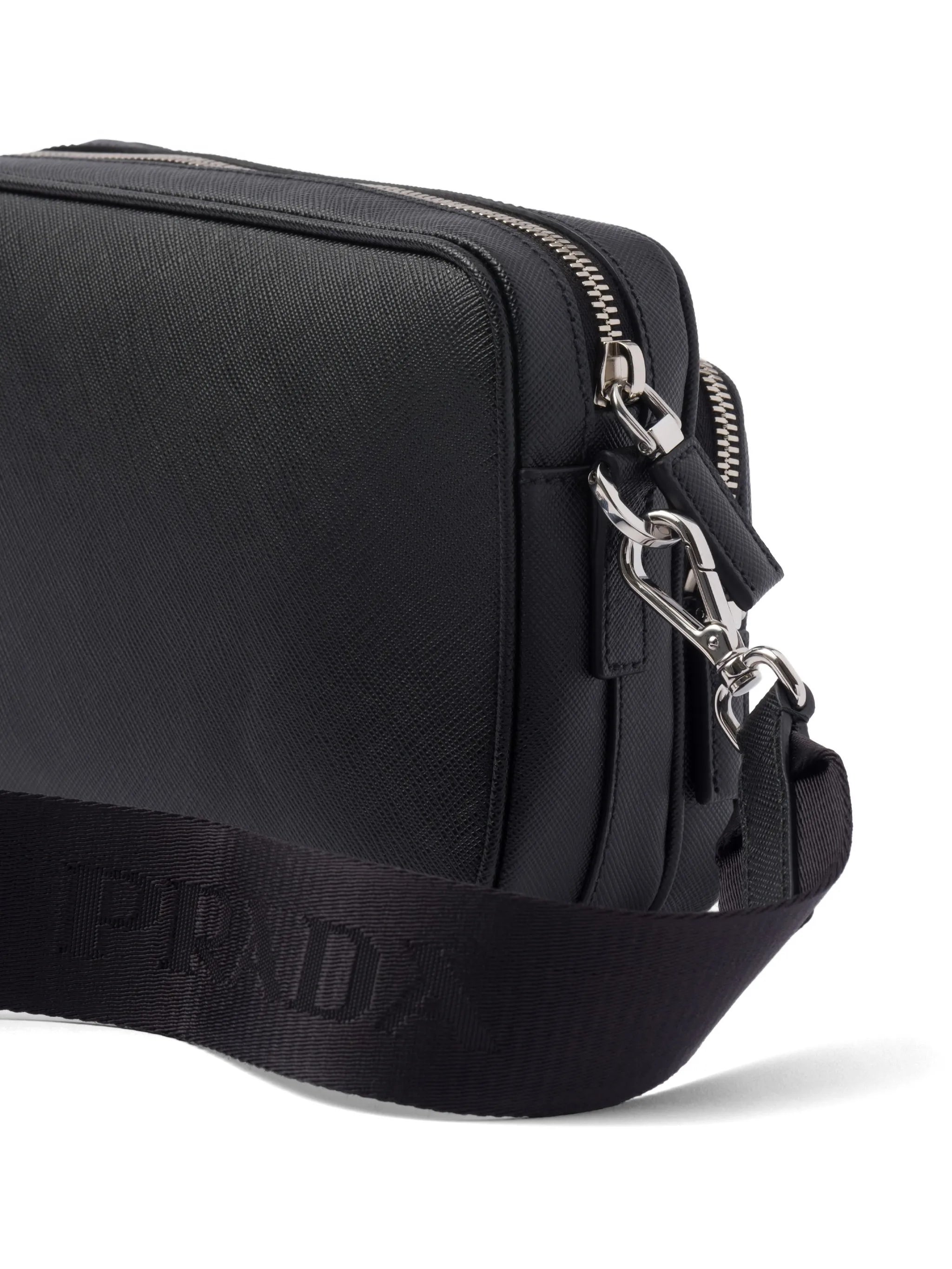 Saffiano leather shoulder bag
