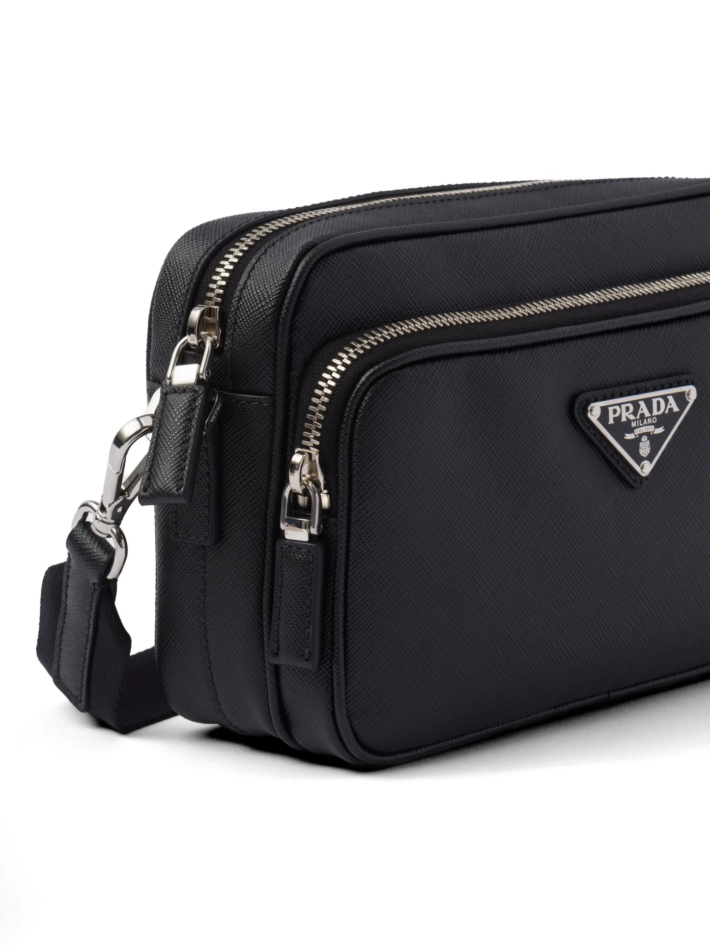 Saffiano leather shoulder bag