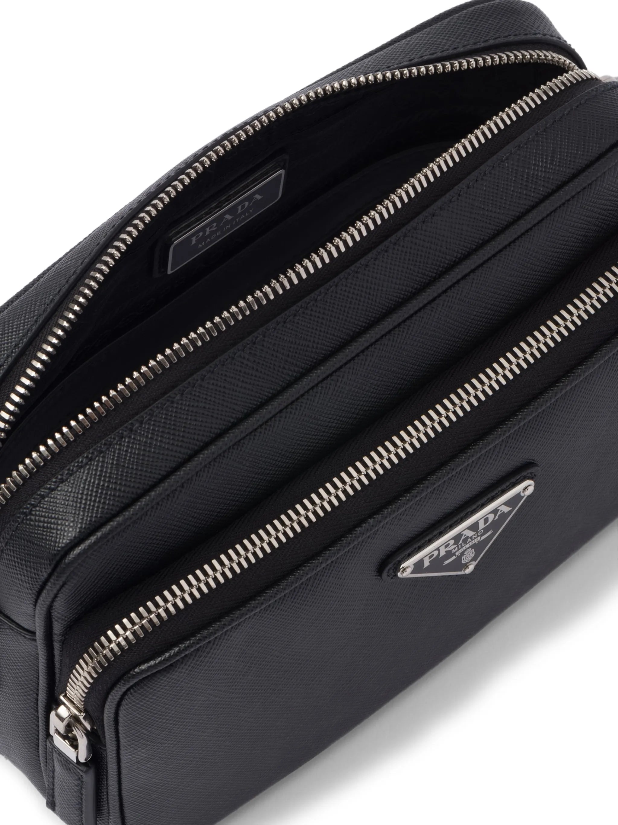 Saffiano leather shoulder bag