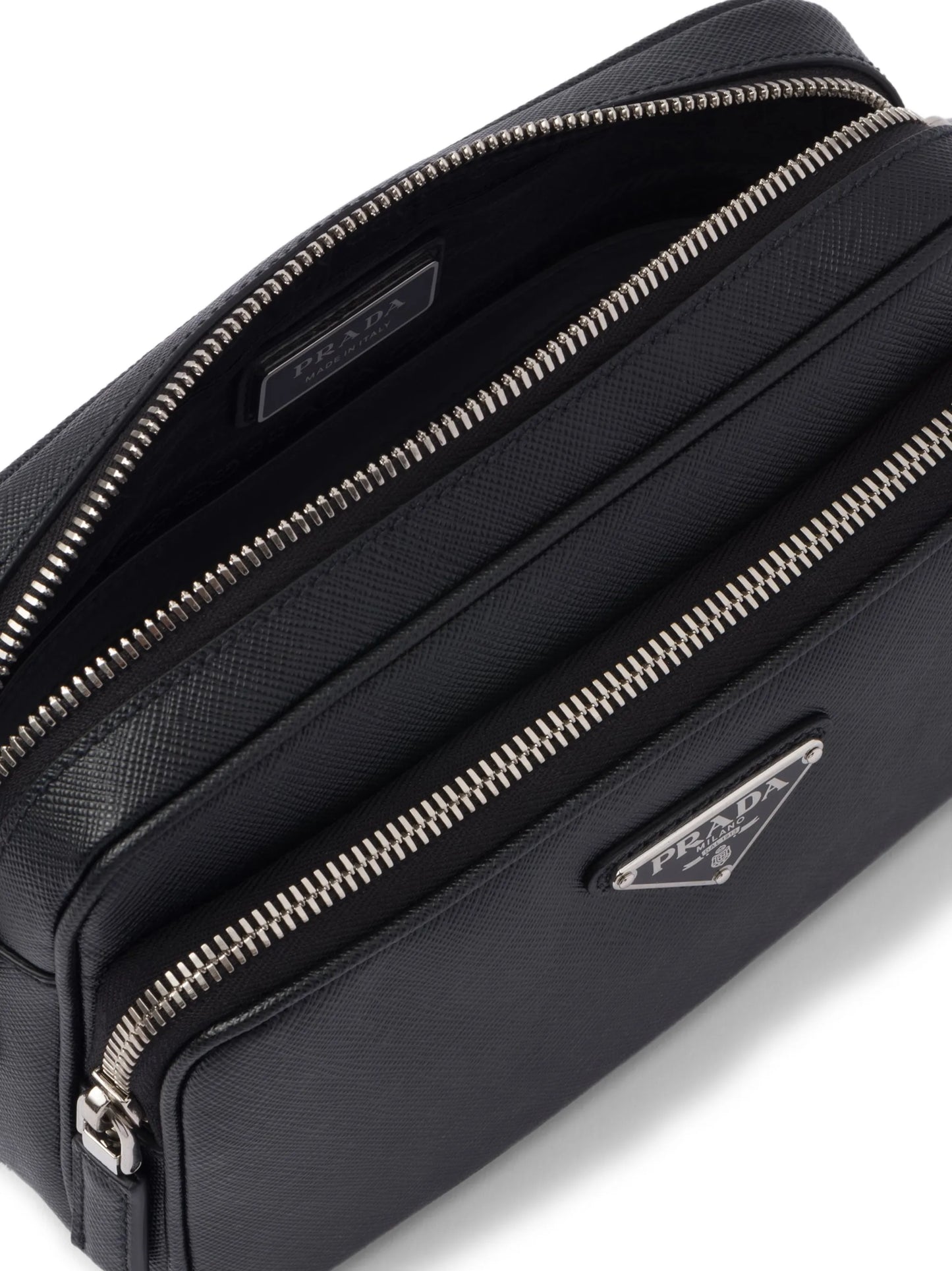Saffiano leather shoulder bag