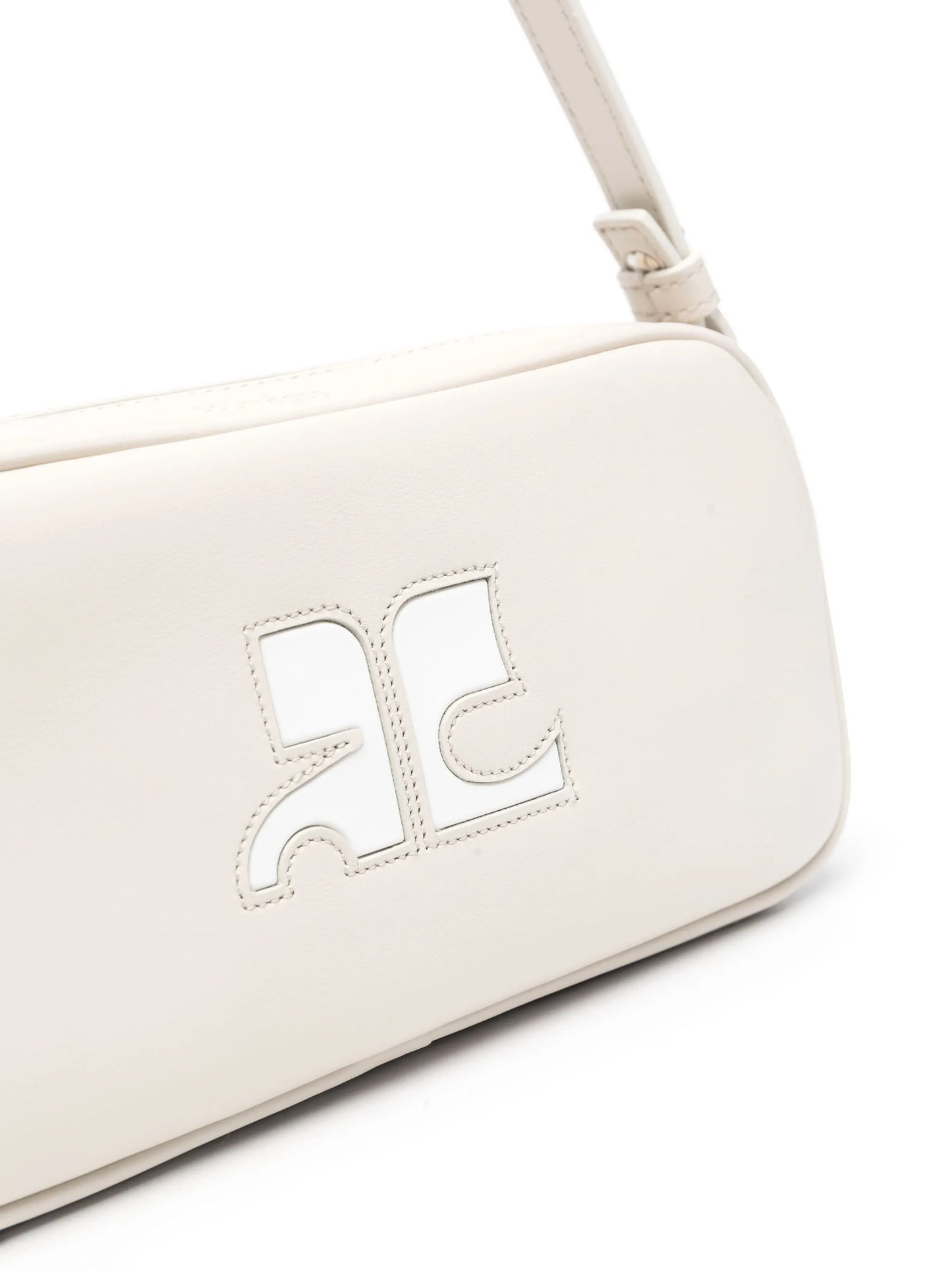 Réédition leather shoulder bag