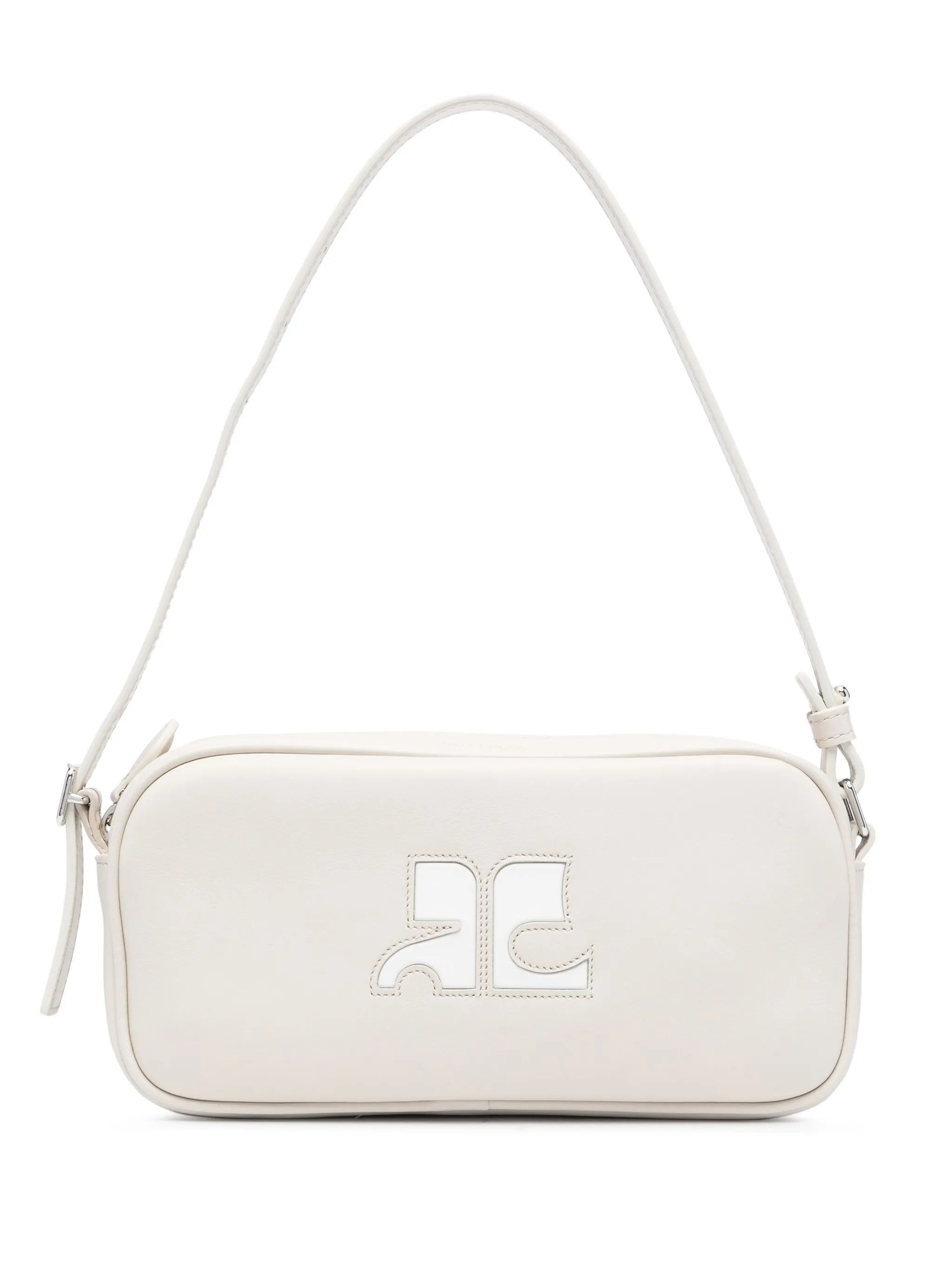 Réédition leather shoulder bag