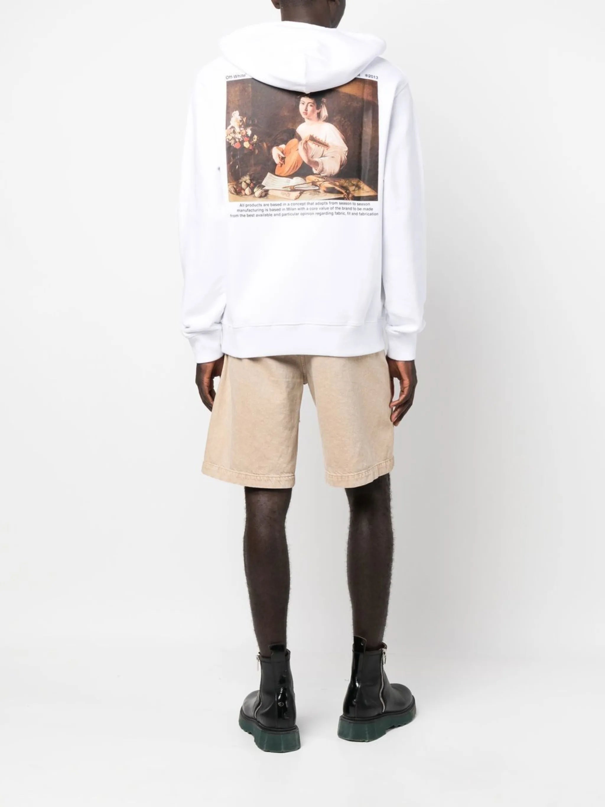 Caravaggio printed hoodie