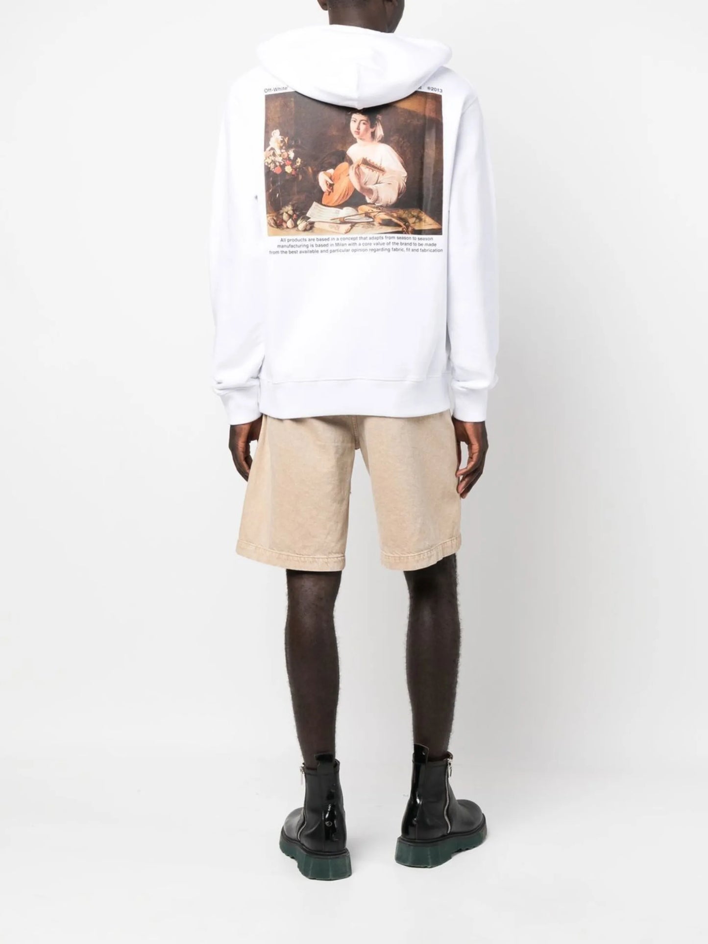 Caravaggio printed hoodie