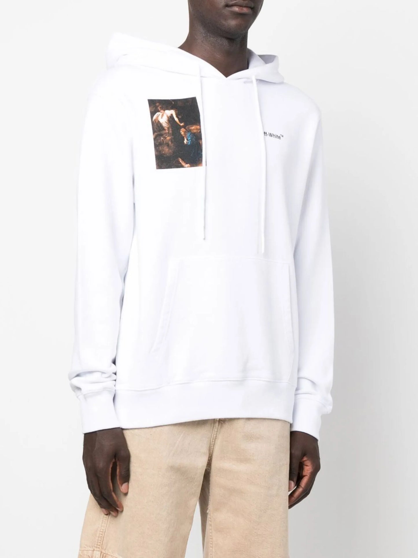 Caravaggio printed hoodie