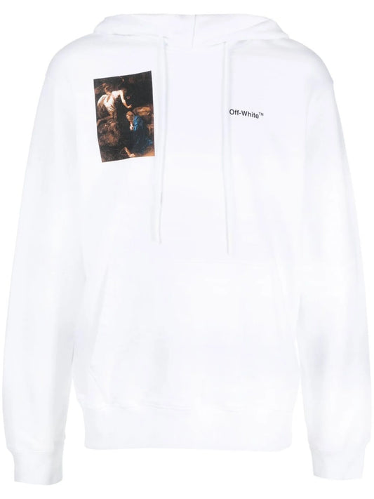 Caravaggio printed hoodie