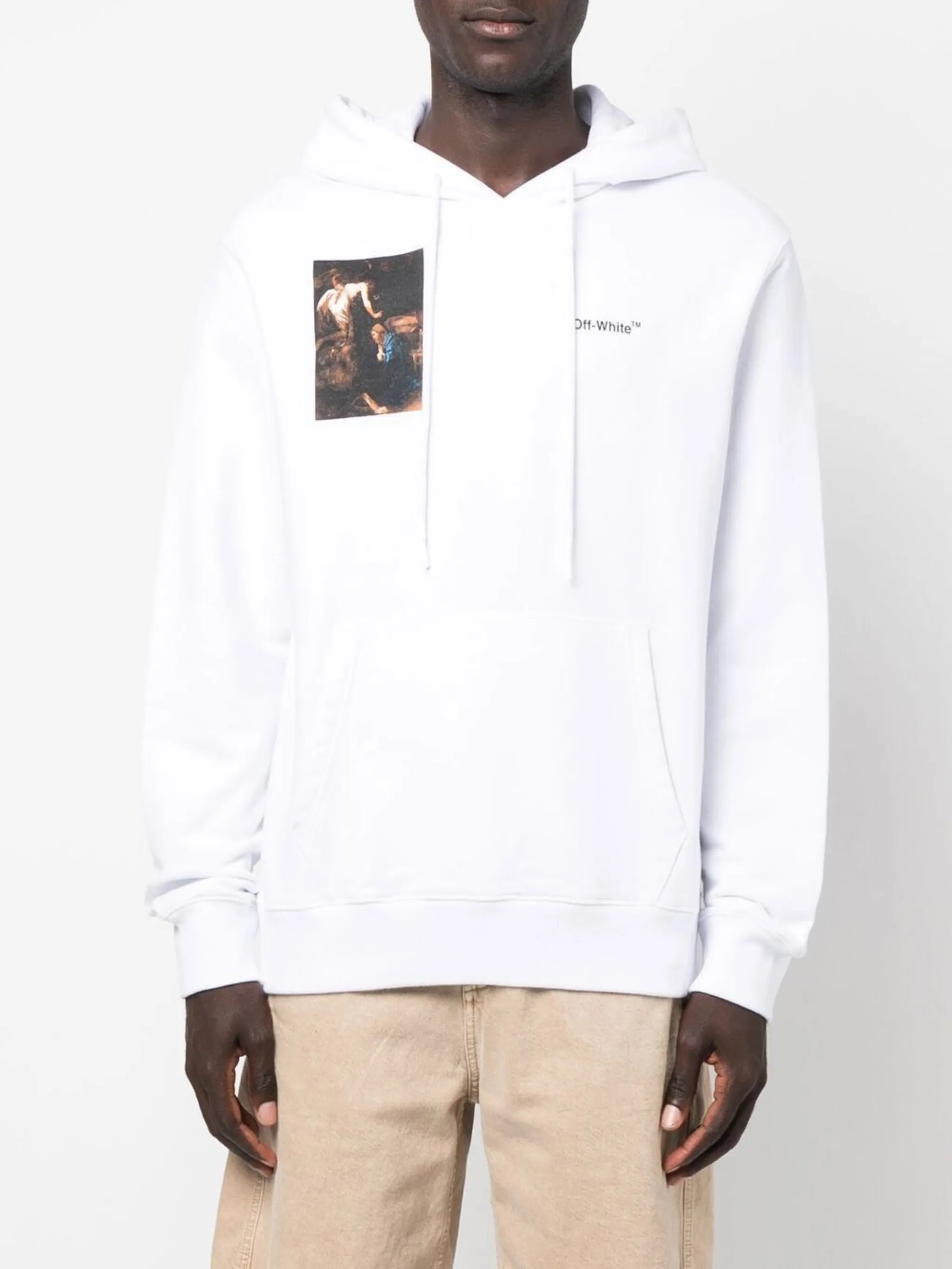 Caravaggio printed hoodie