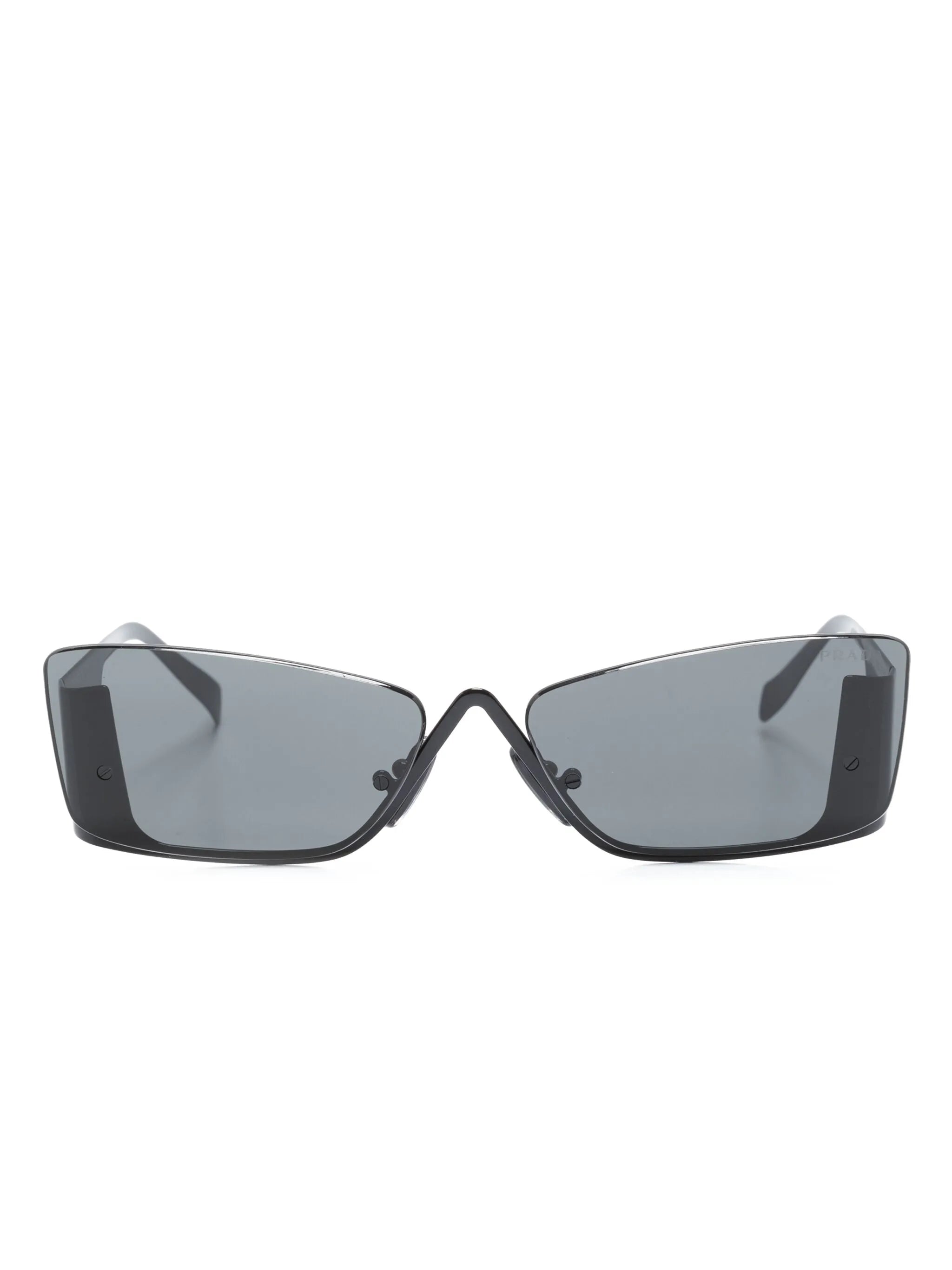 Runway rectangle-frame sunglasses