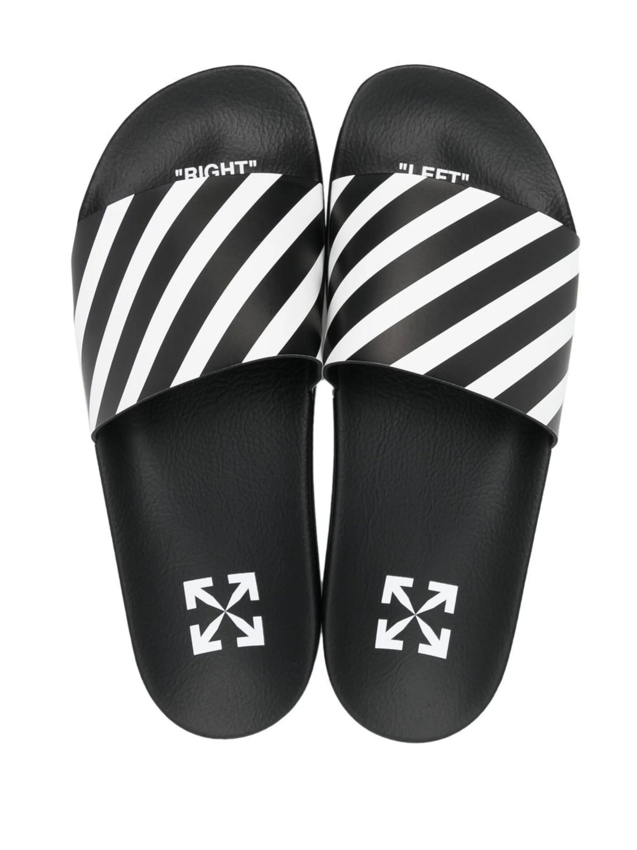 Diag-stripe moulded slides