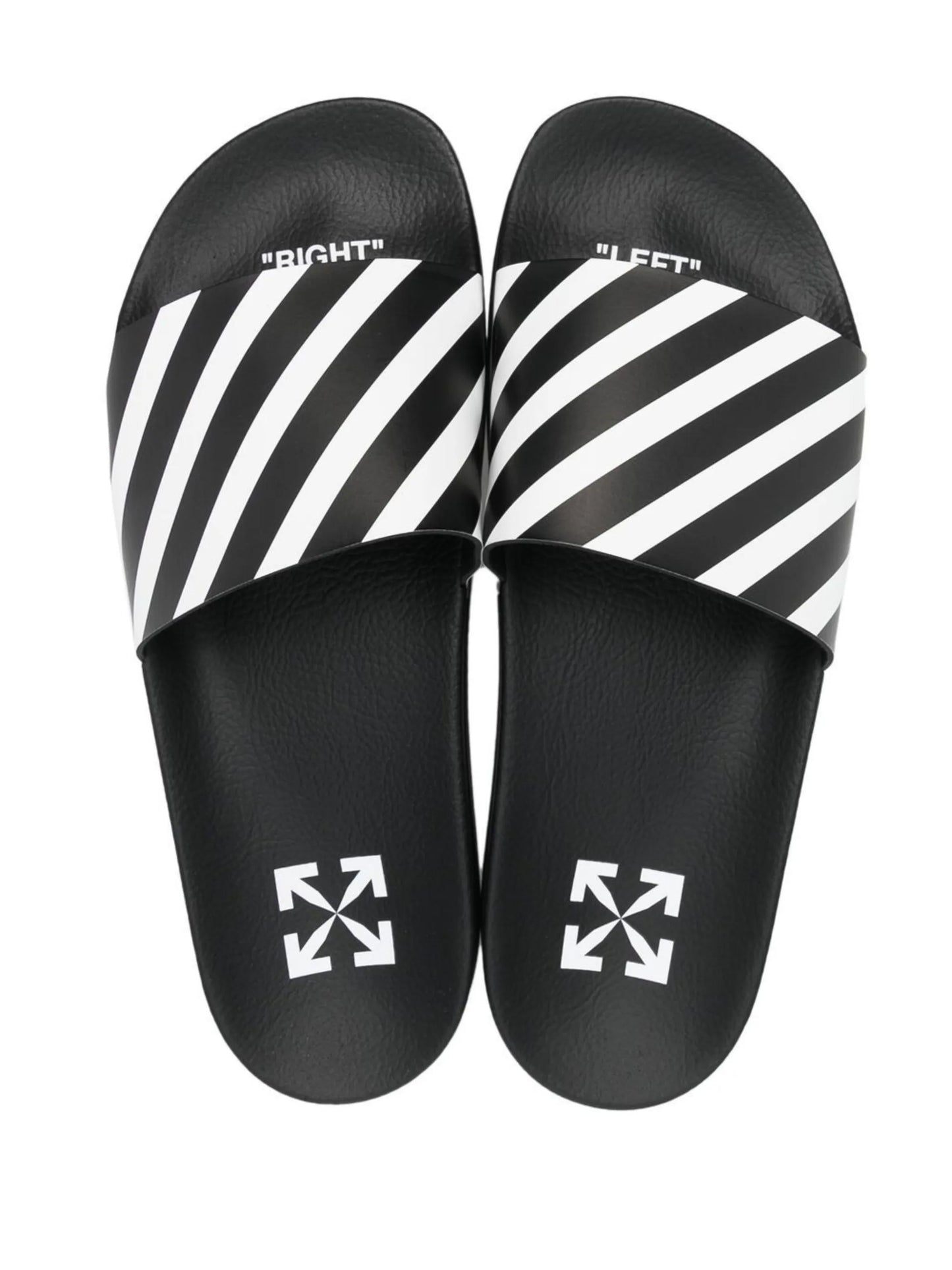 Diag-stripe moulded slides