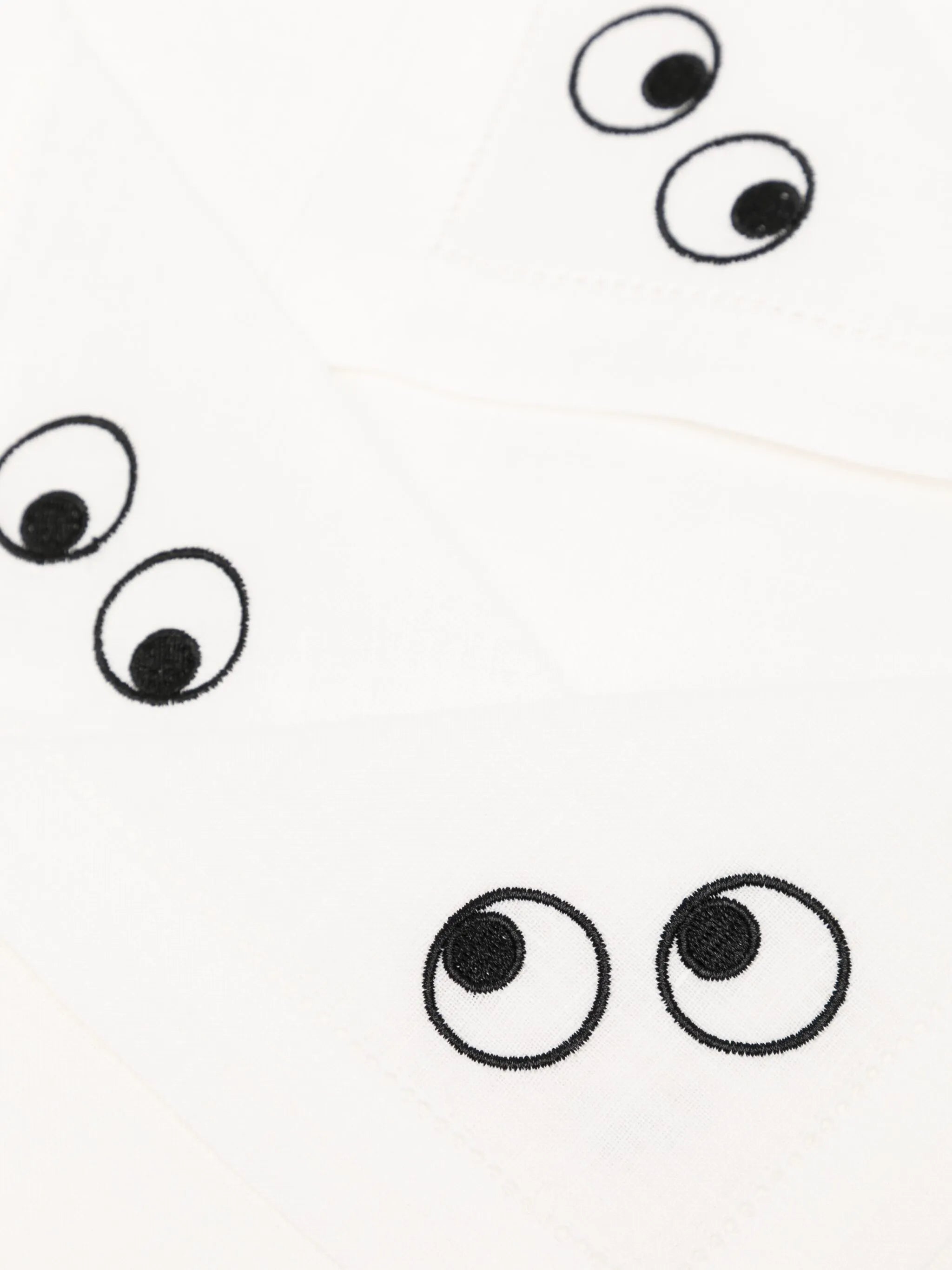 embroidered-motif linen napkins (set of four)