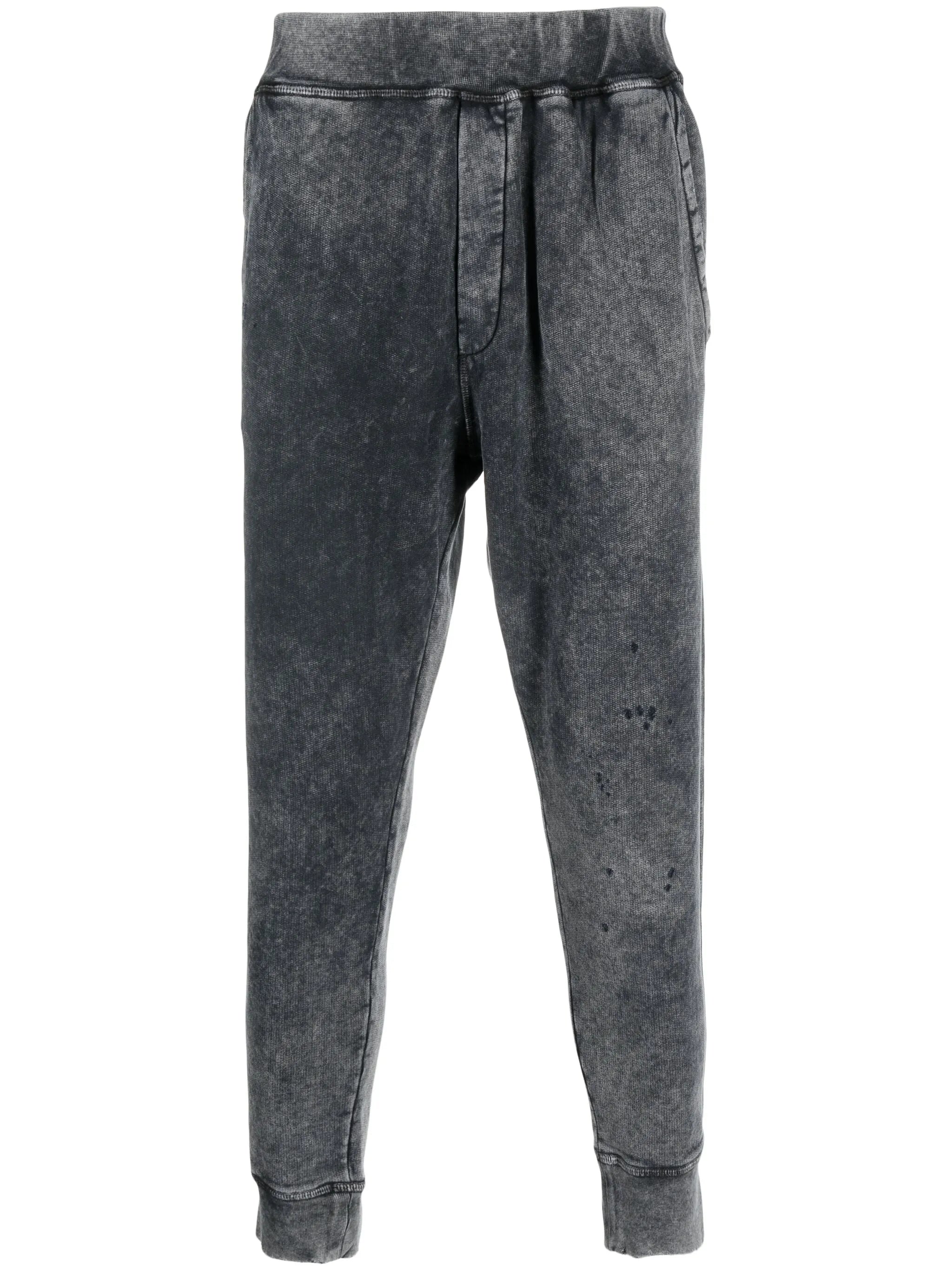 logo-embroidered jersey track trousers