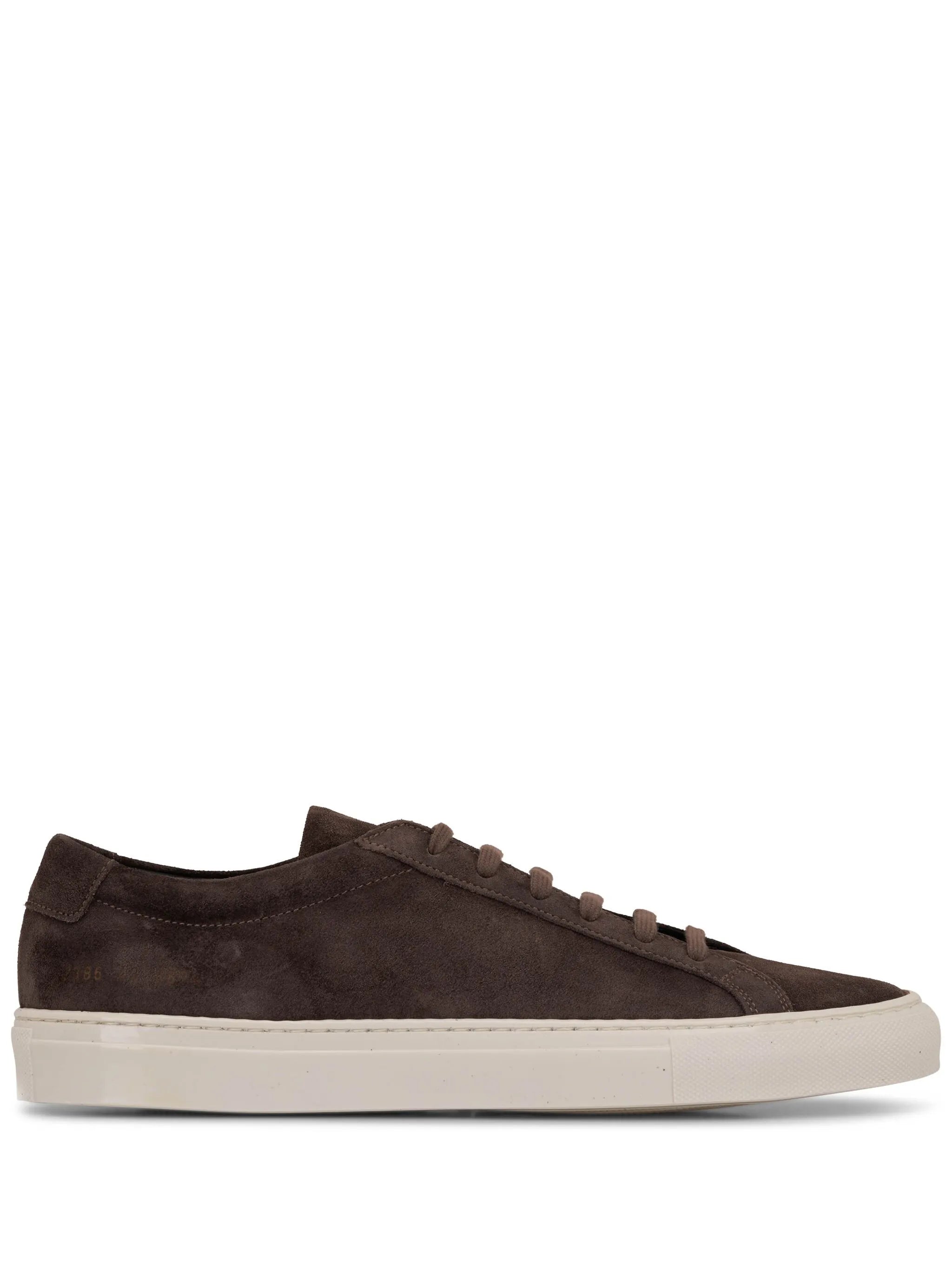 round-toe lace-up sneakers