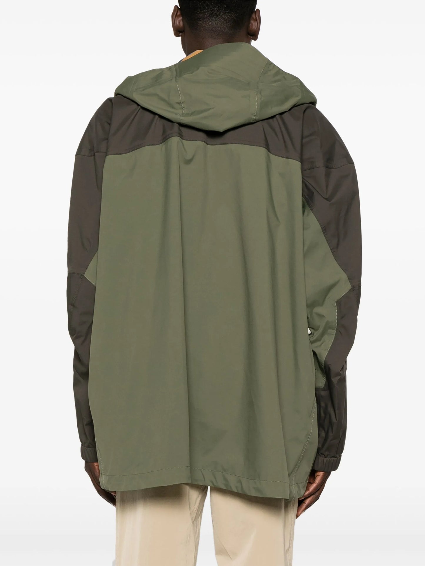 technical hooded jacket
