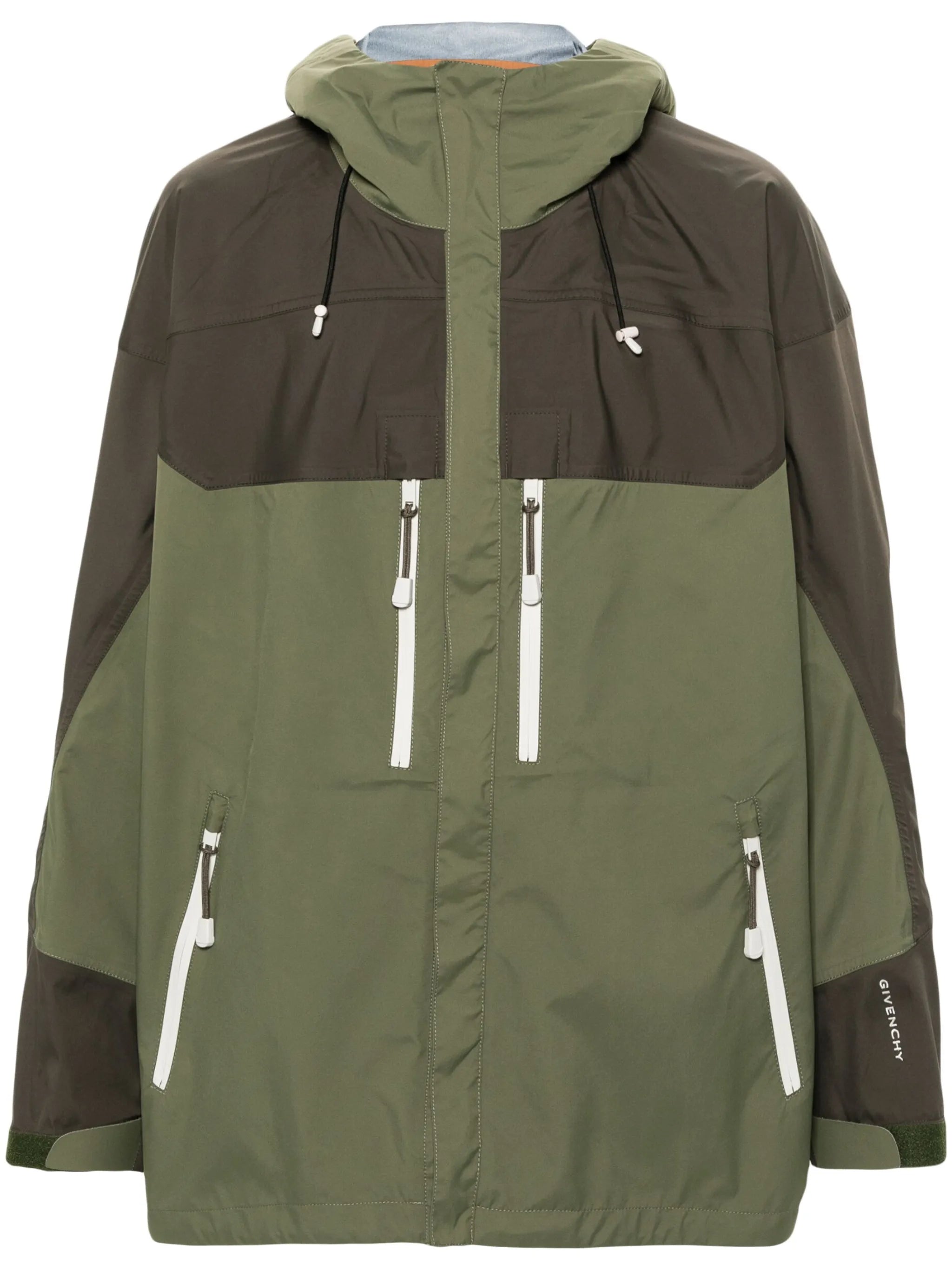 technical hooded jacket
