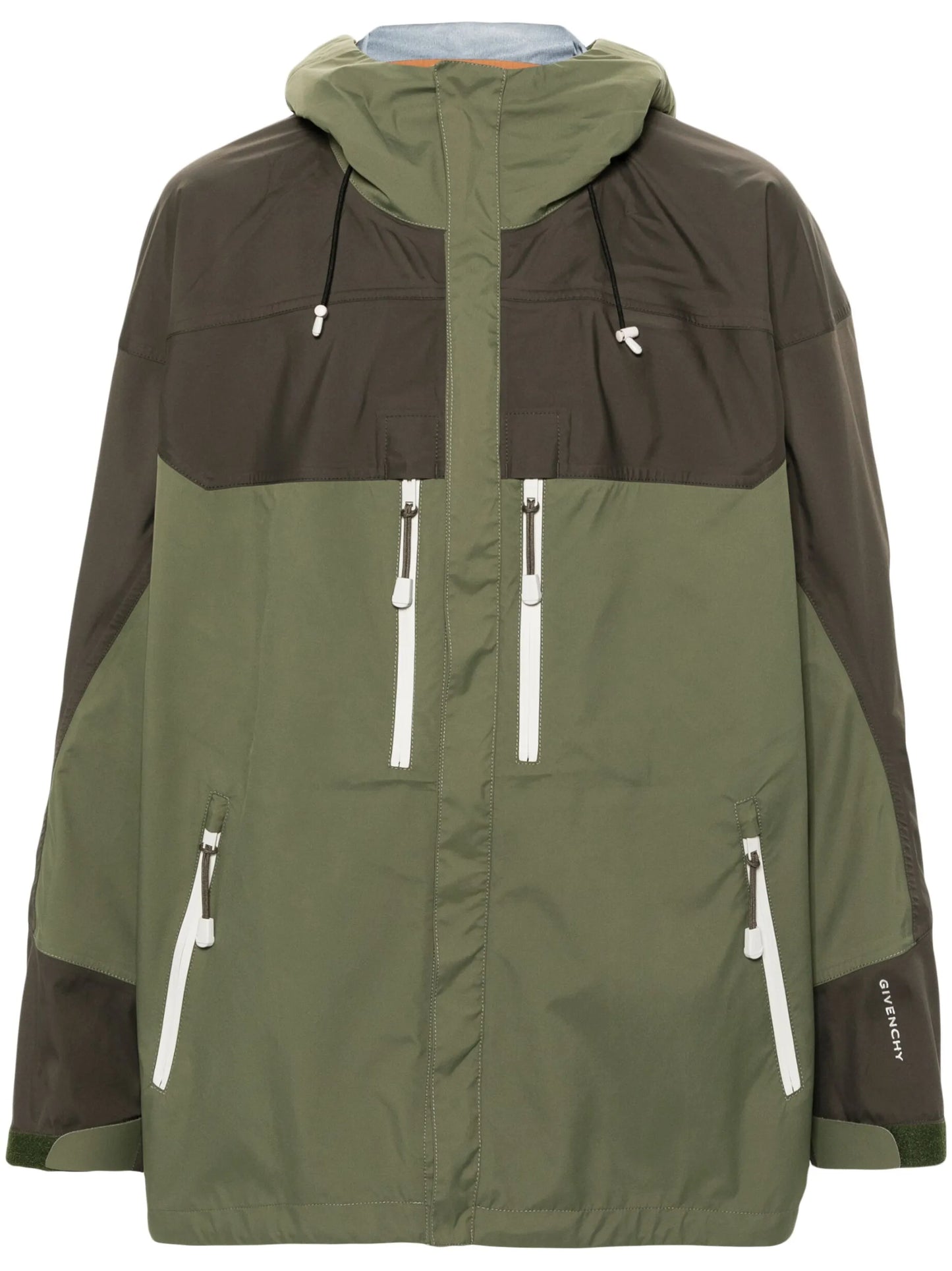 technical hooded jacket