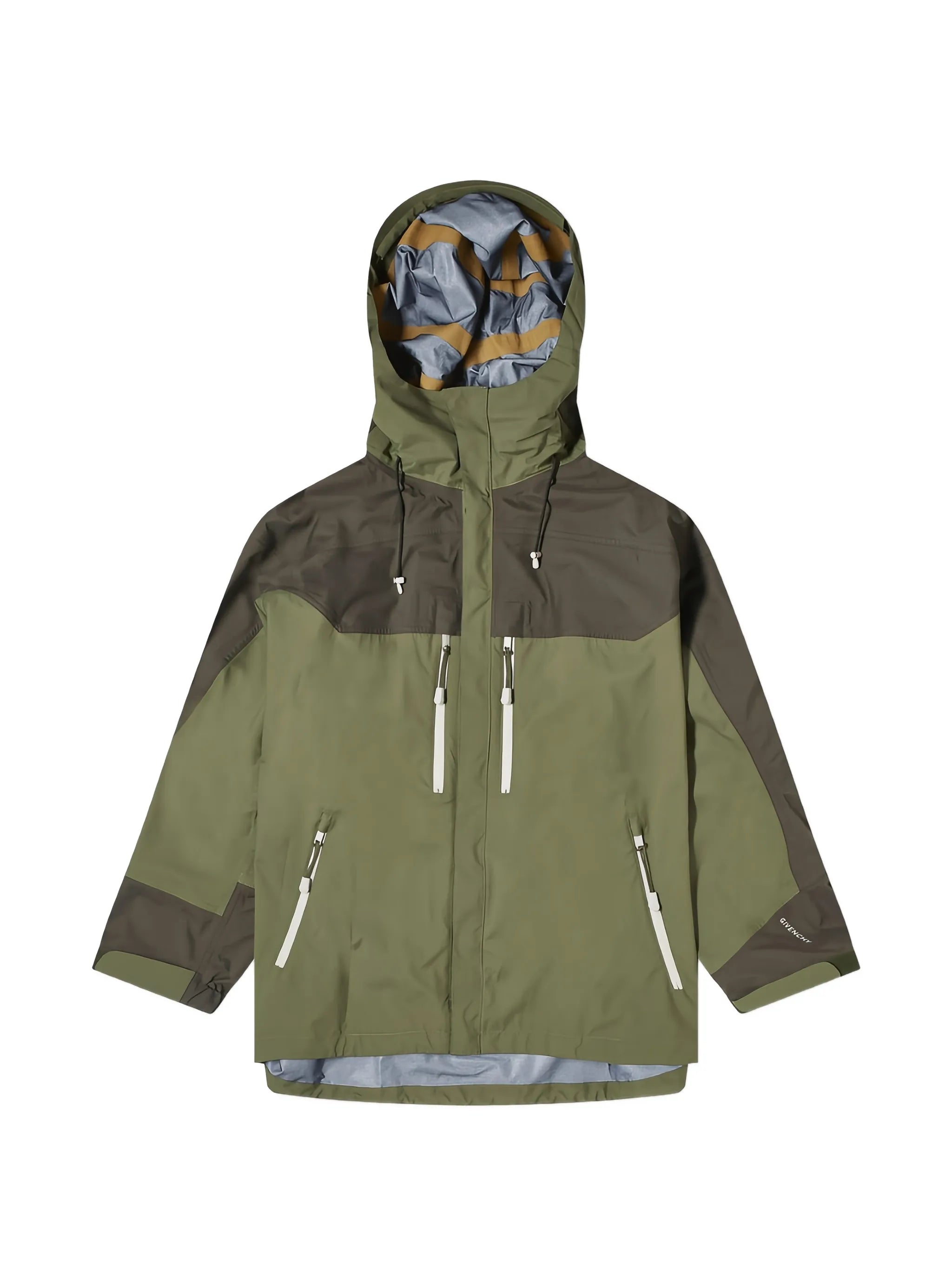 technical hooded jacket