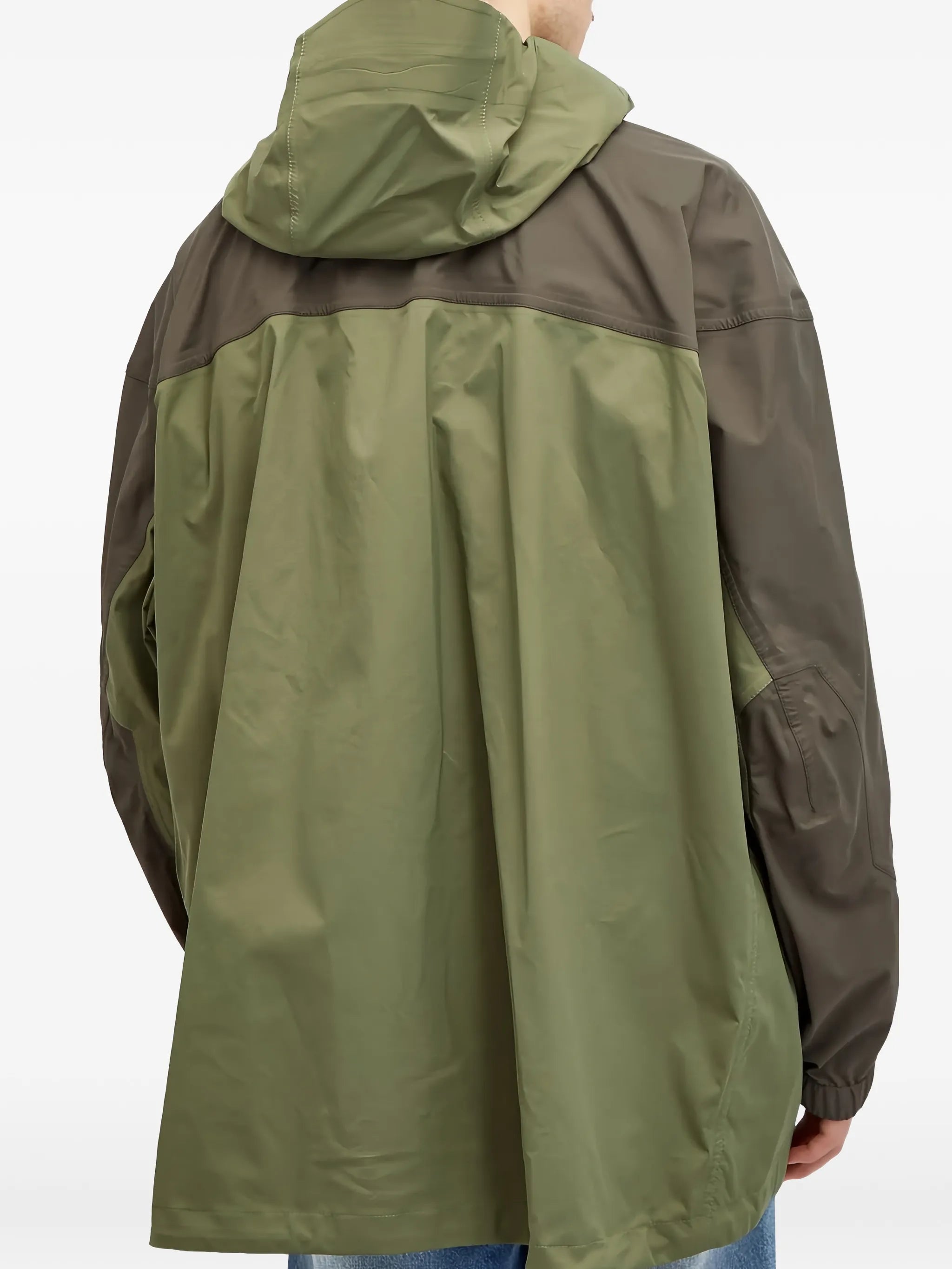 technical hooded jacket