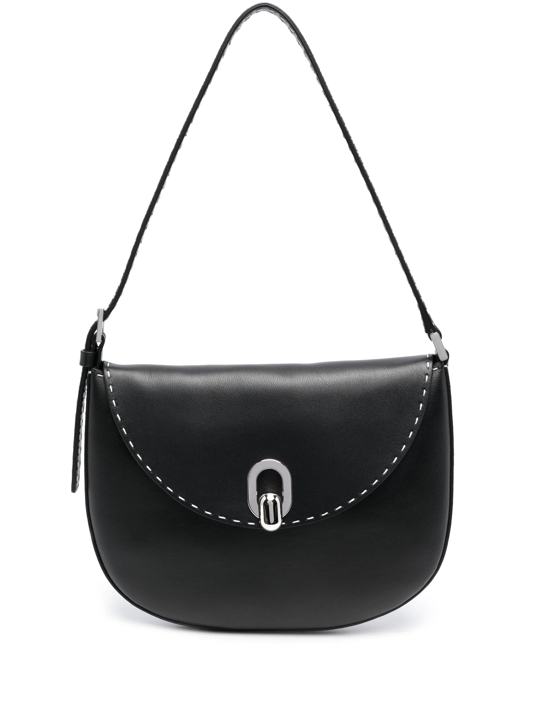 Tondo leather shoulder bag