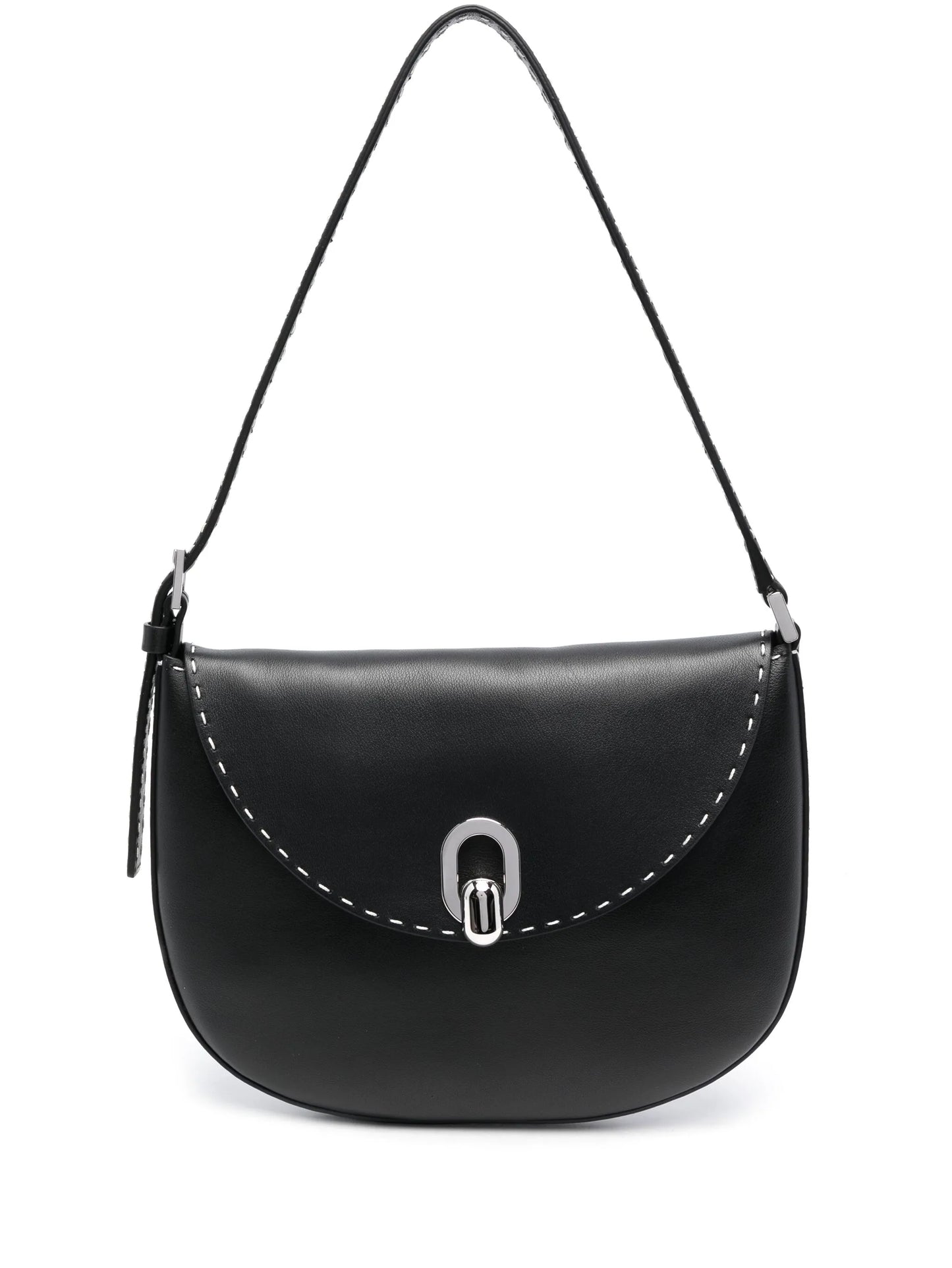 Tondo leather shoulder bag