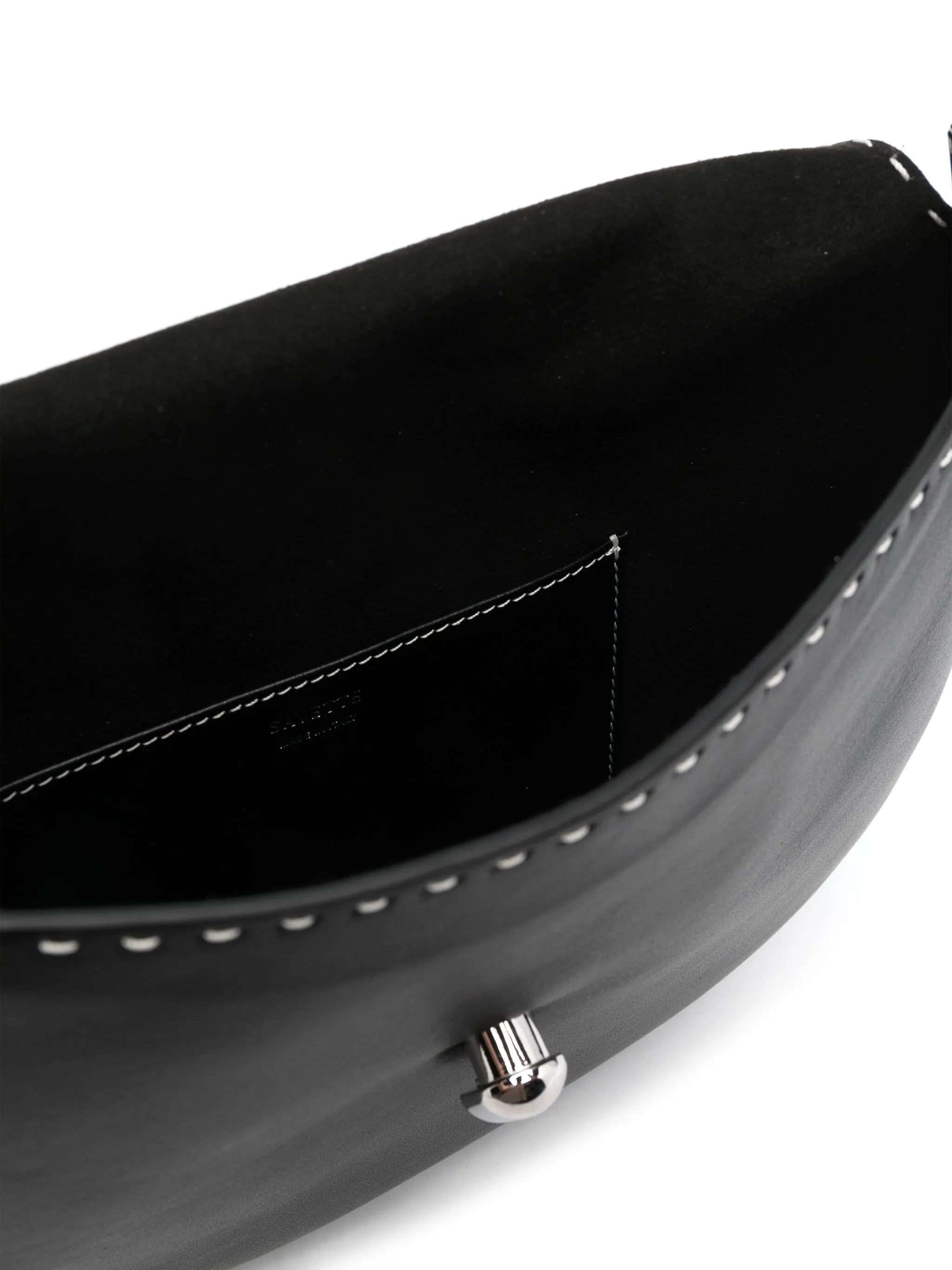 Tondo leather shoulder bag