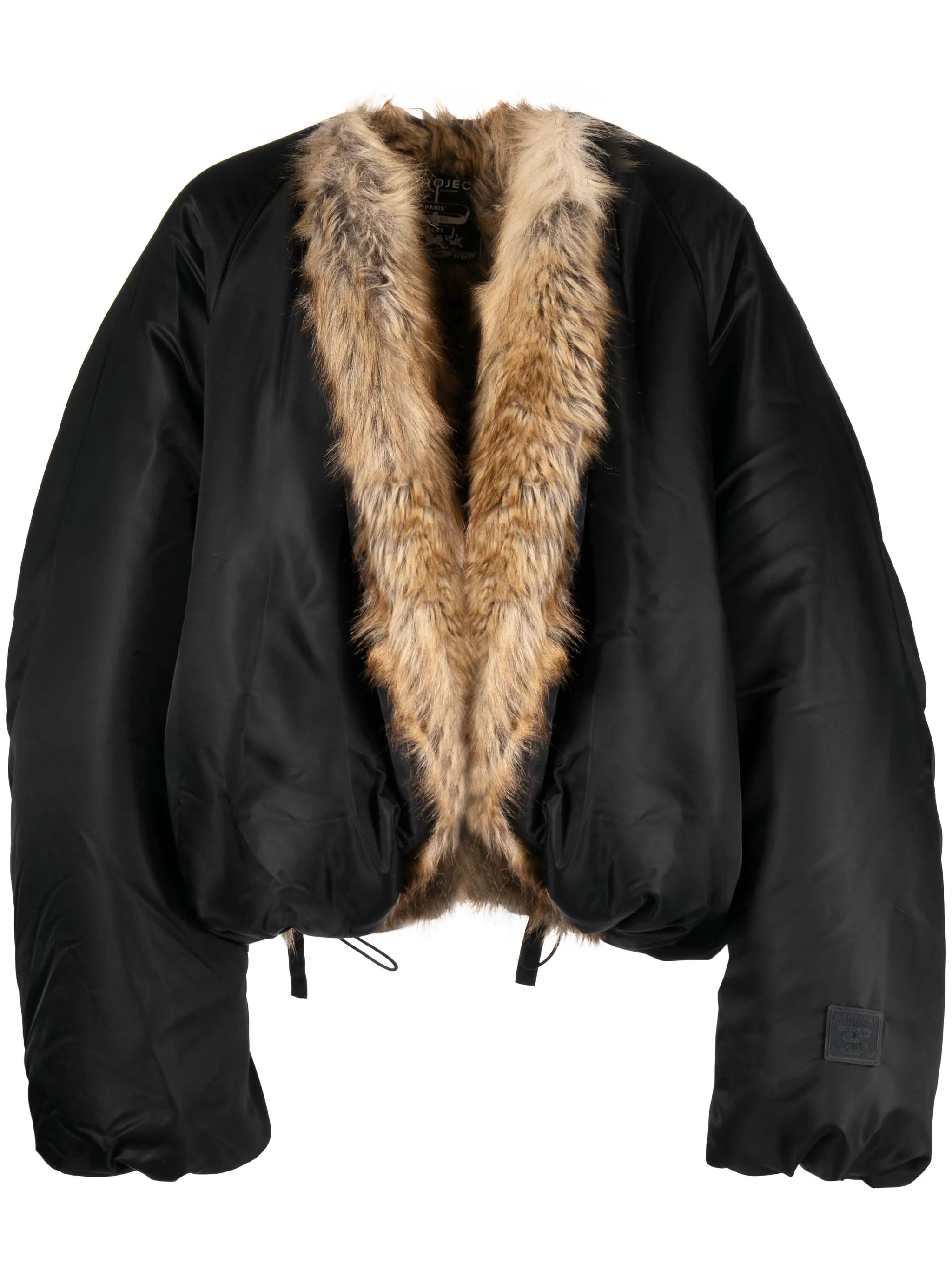 fur-lined puffer jacket