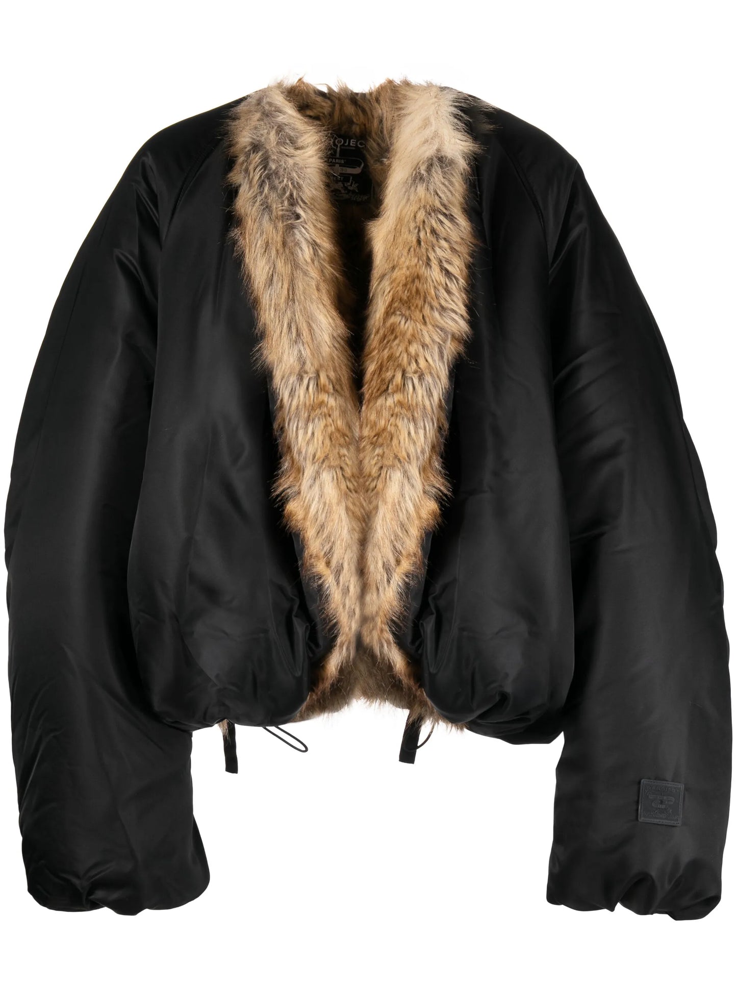 fur-lined puffer jacket