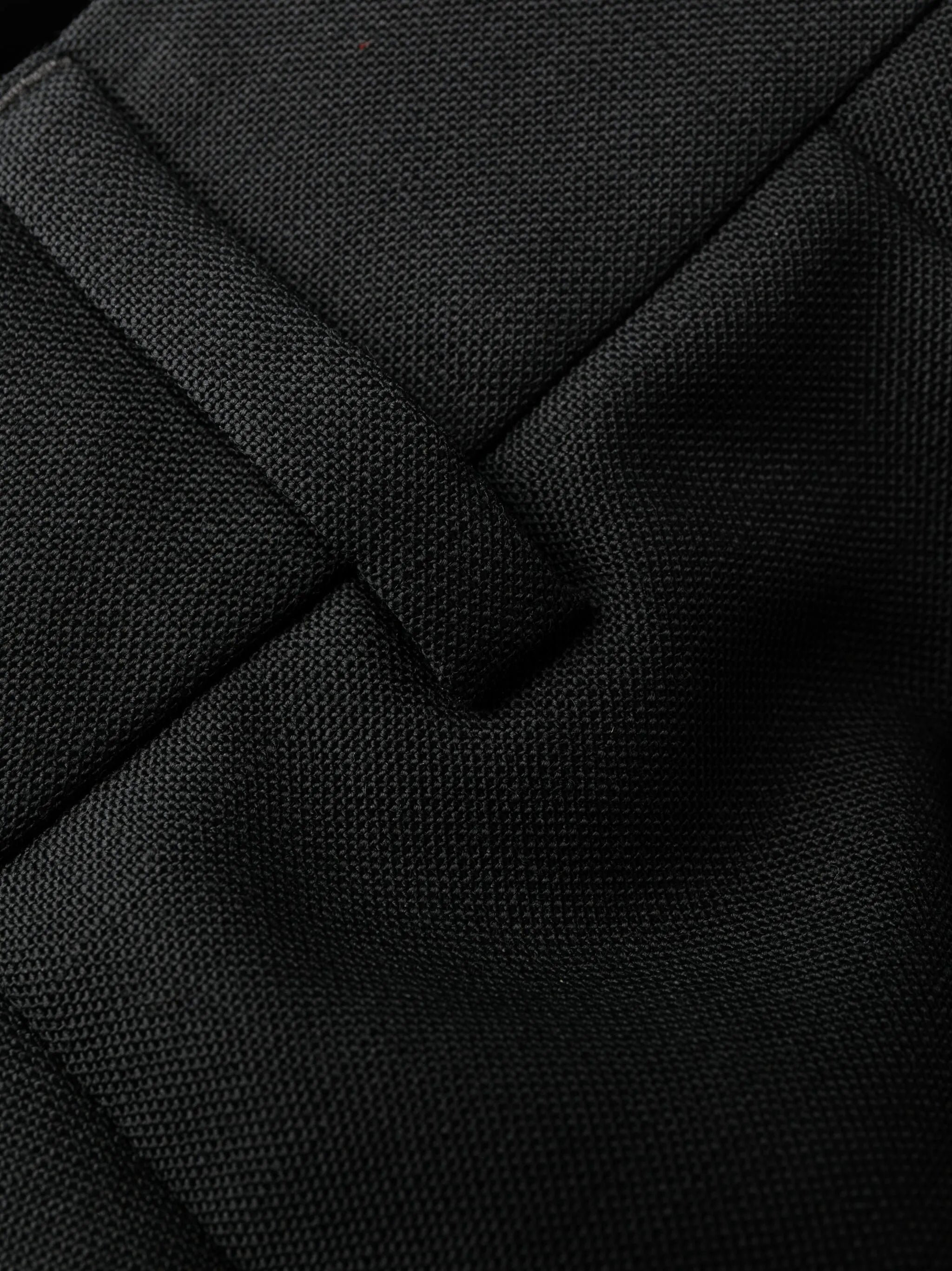 Medusa-plaque tailored wool trousers