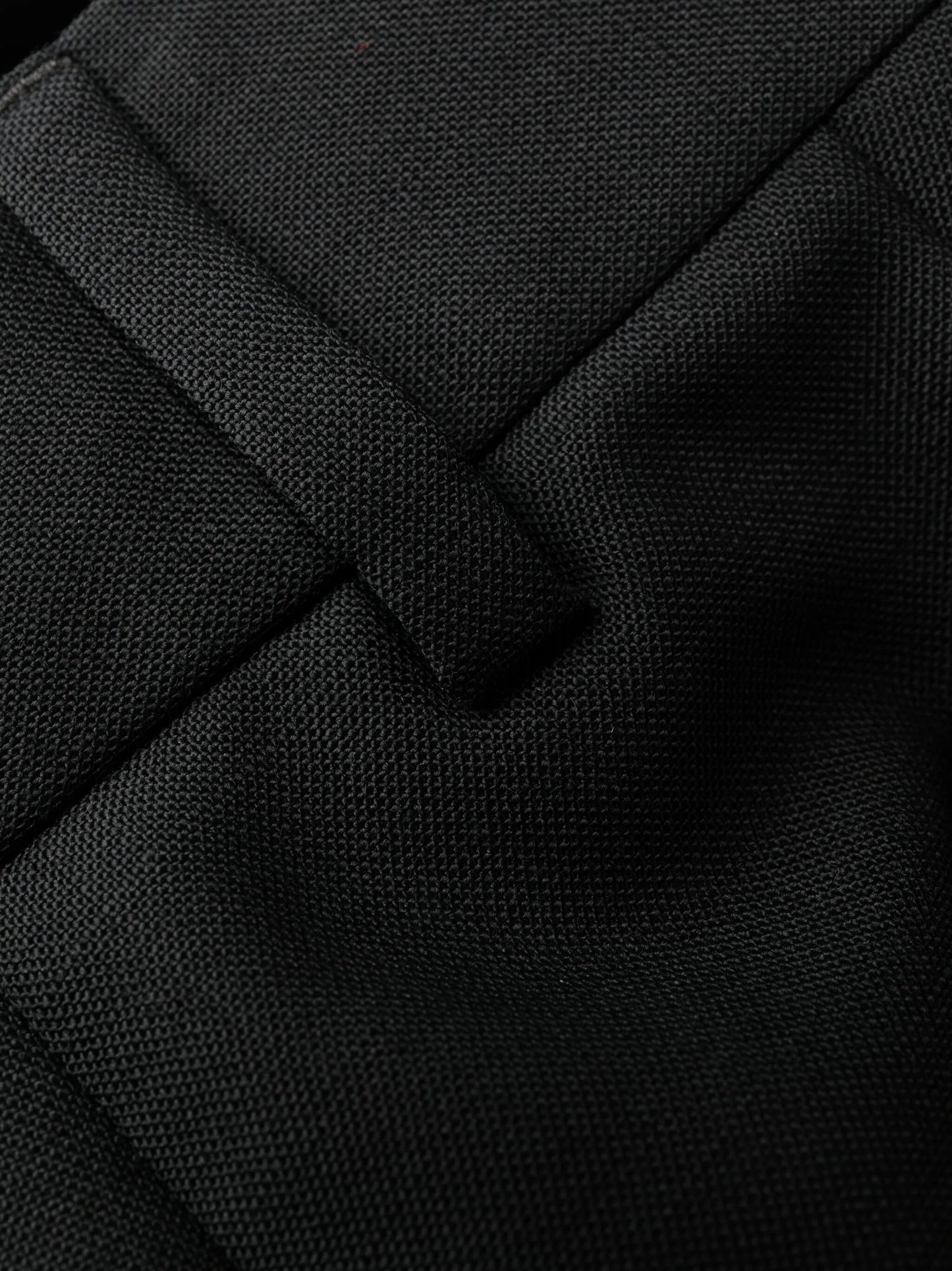 Medusa-plaque tailored wool trousers