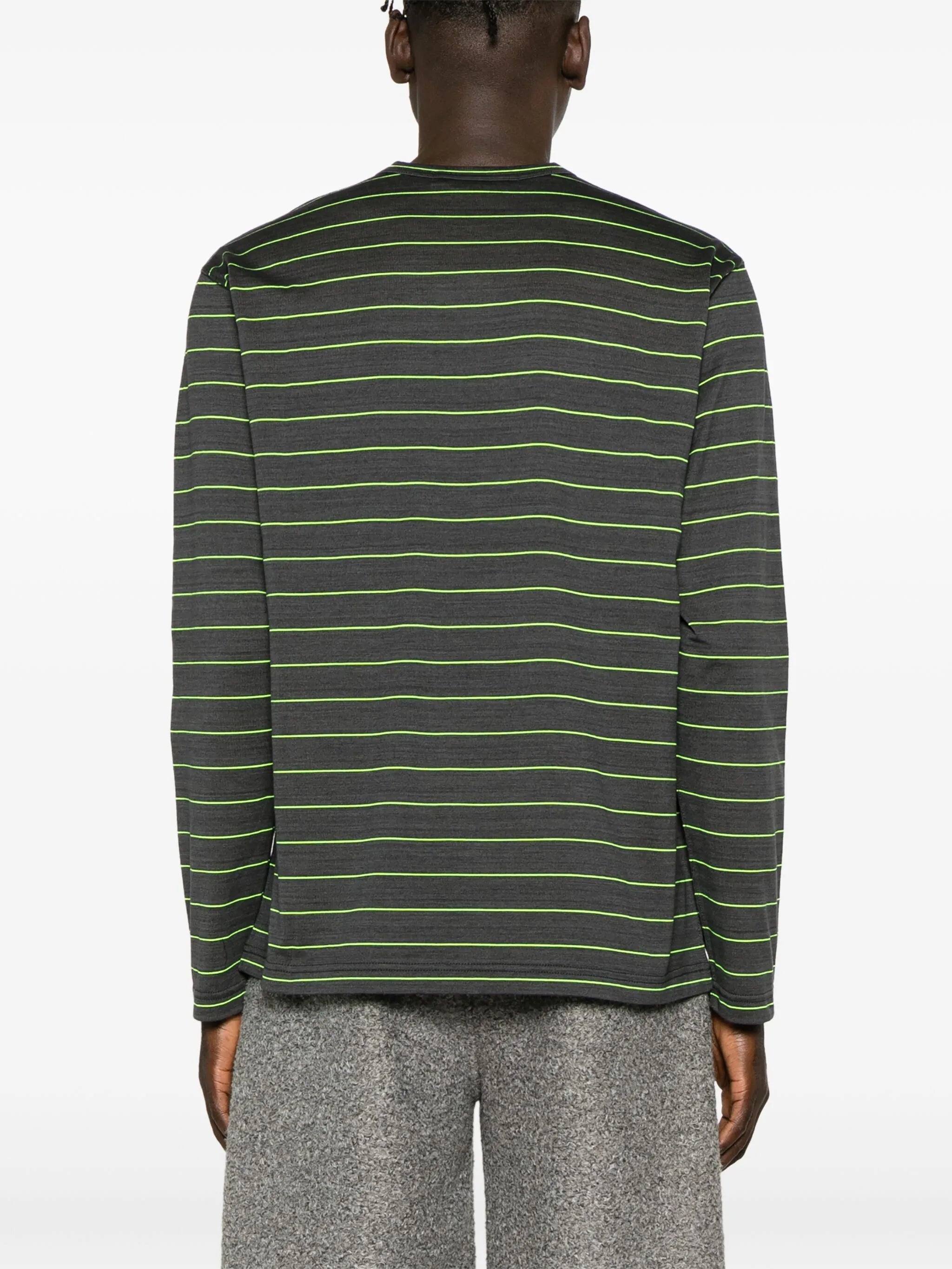 striped jersey T-shirt