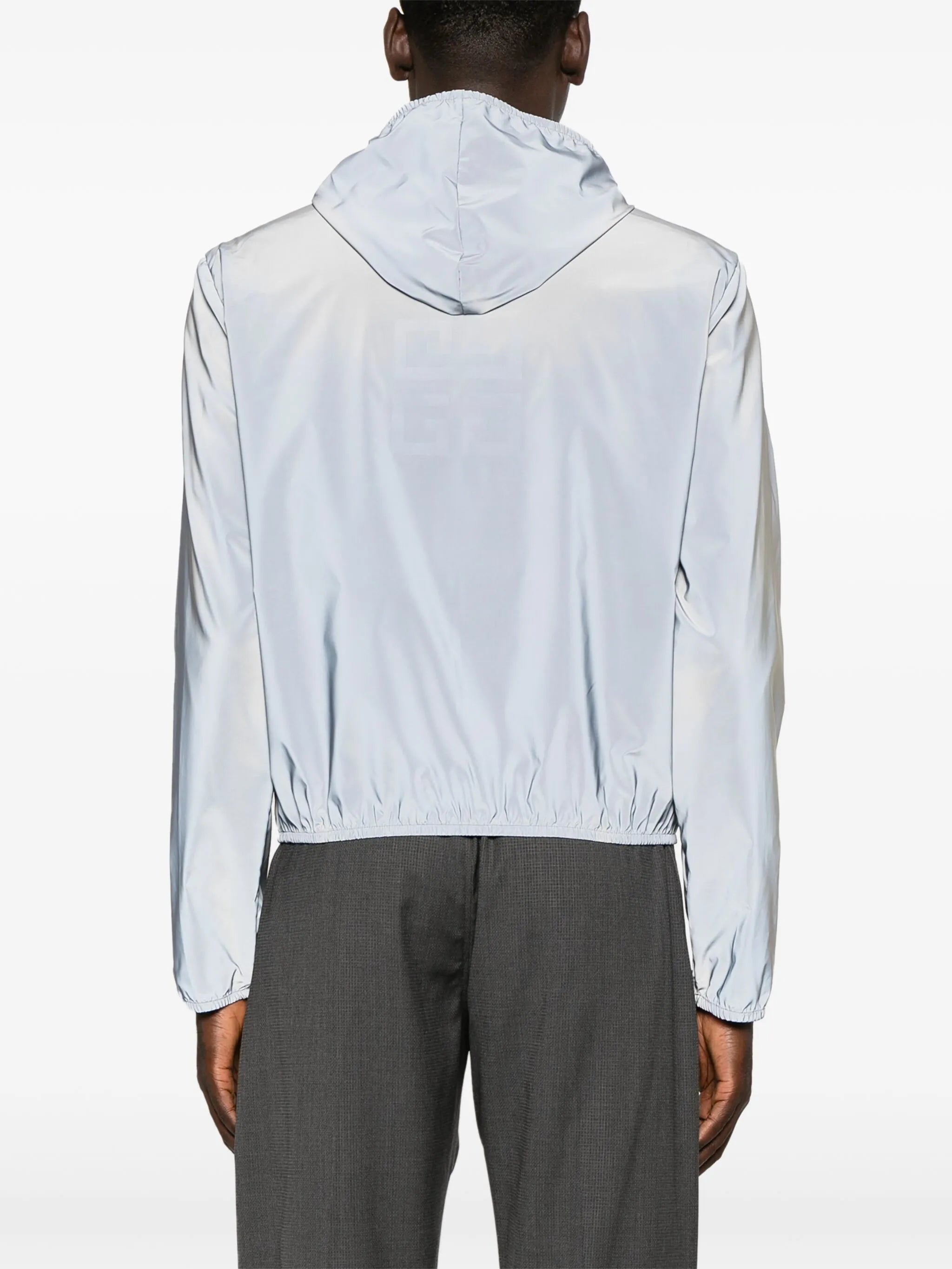 reflective hooded windbreaker