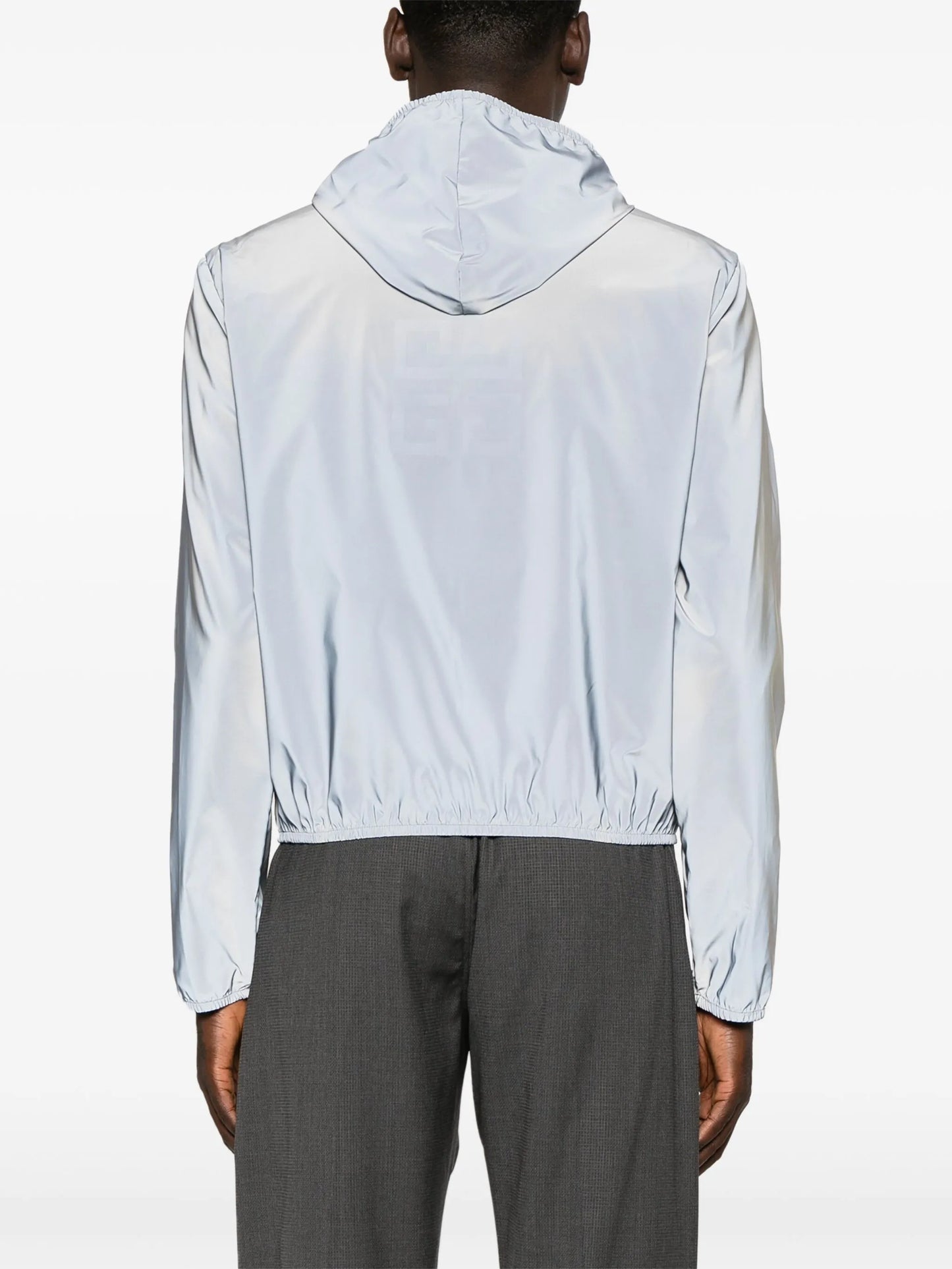 reflective hooded windbreaker