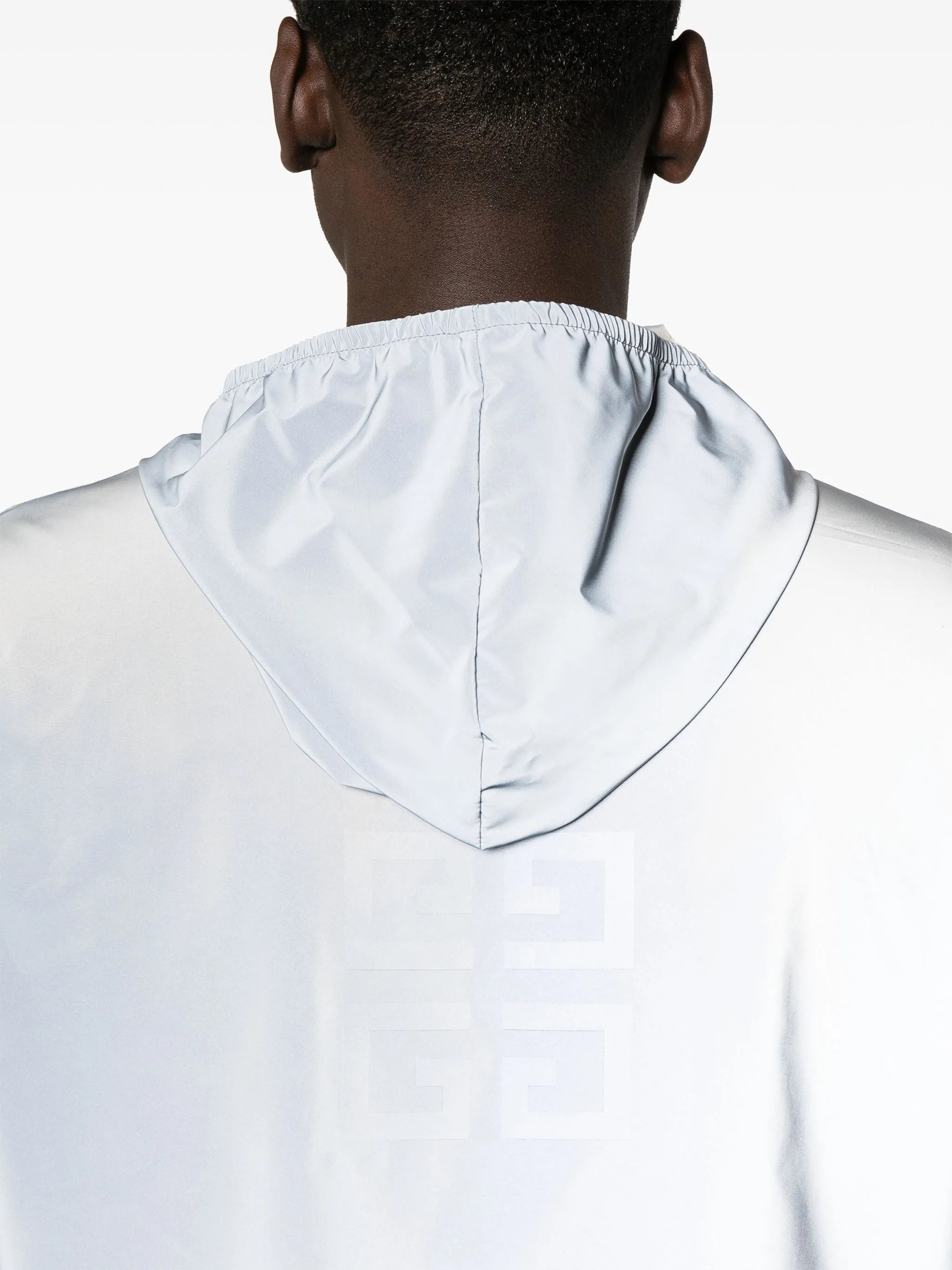 reflective hooded windbreaker