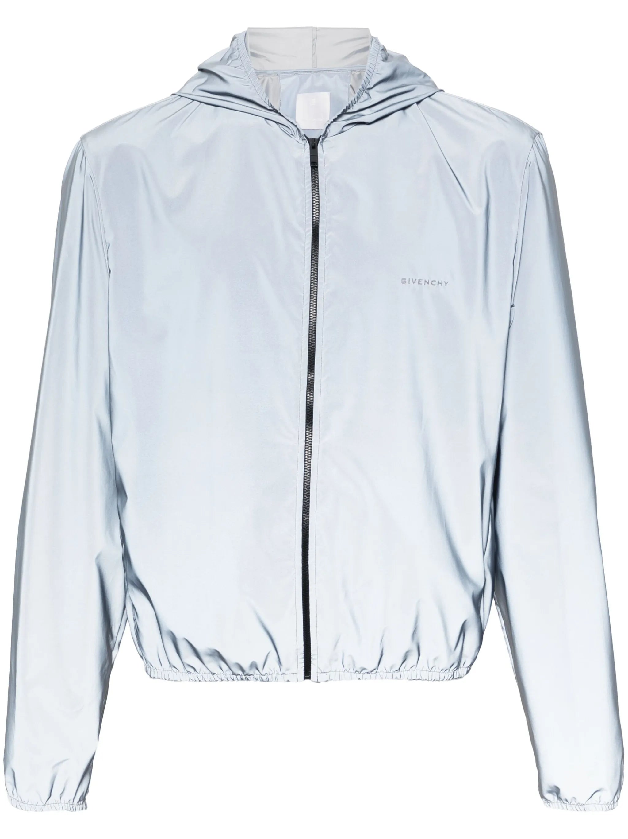 reflective hooded windbreaker