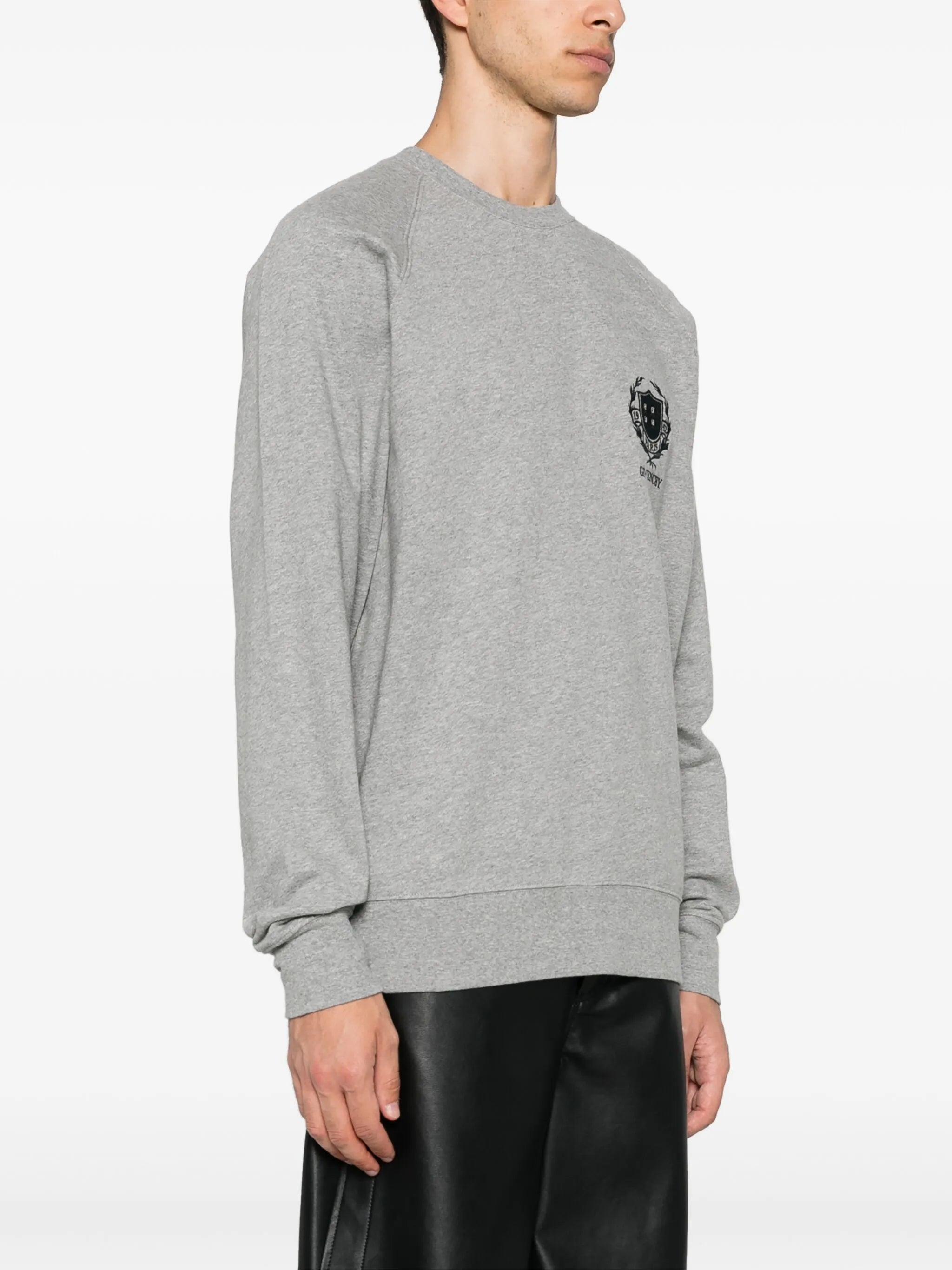 GIVENCHY Crest slim fit sweatshirt in fleece