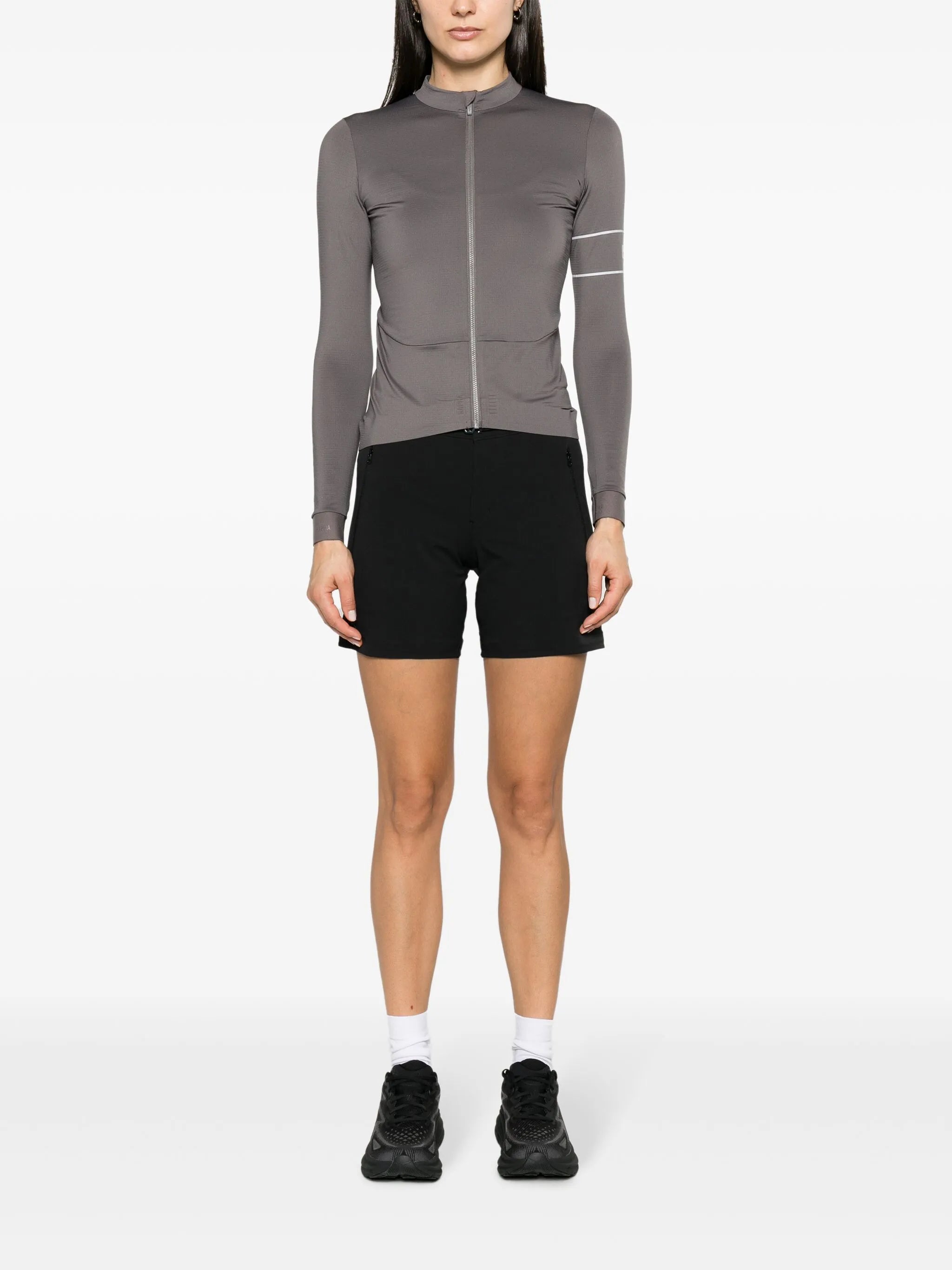 logo-print thermal-jersey cycling vest