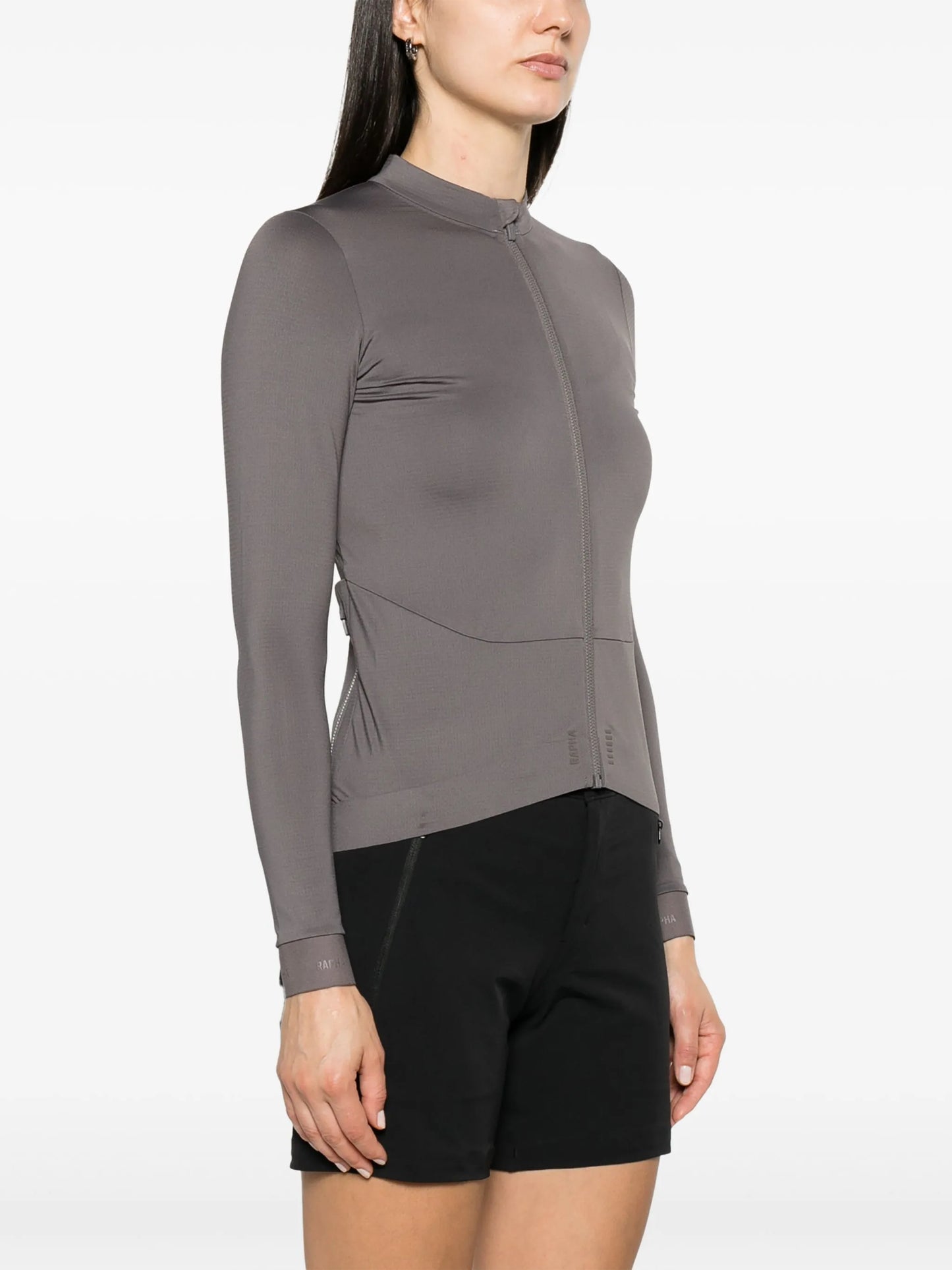 logo-print thermal-jersey cycling vest