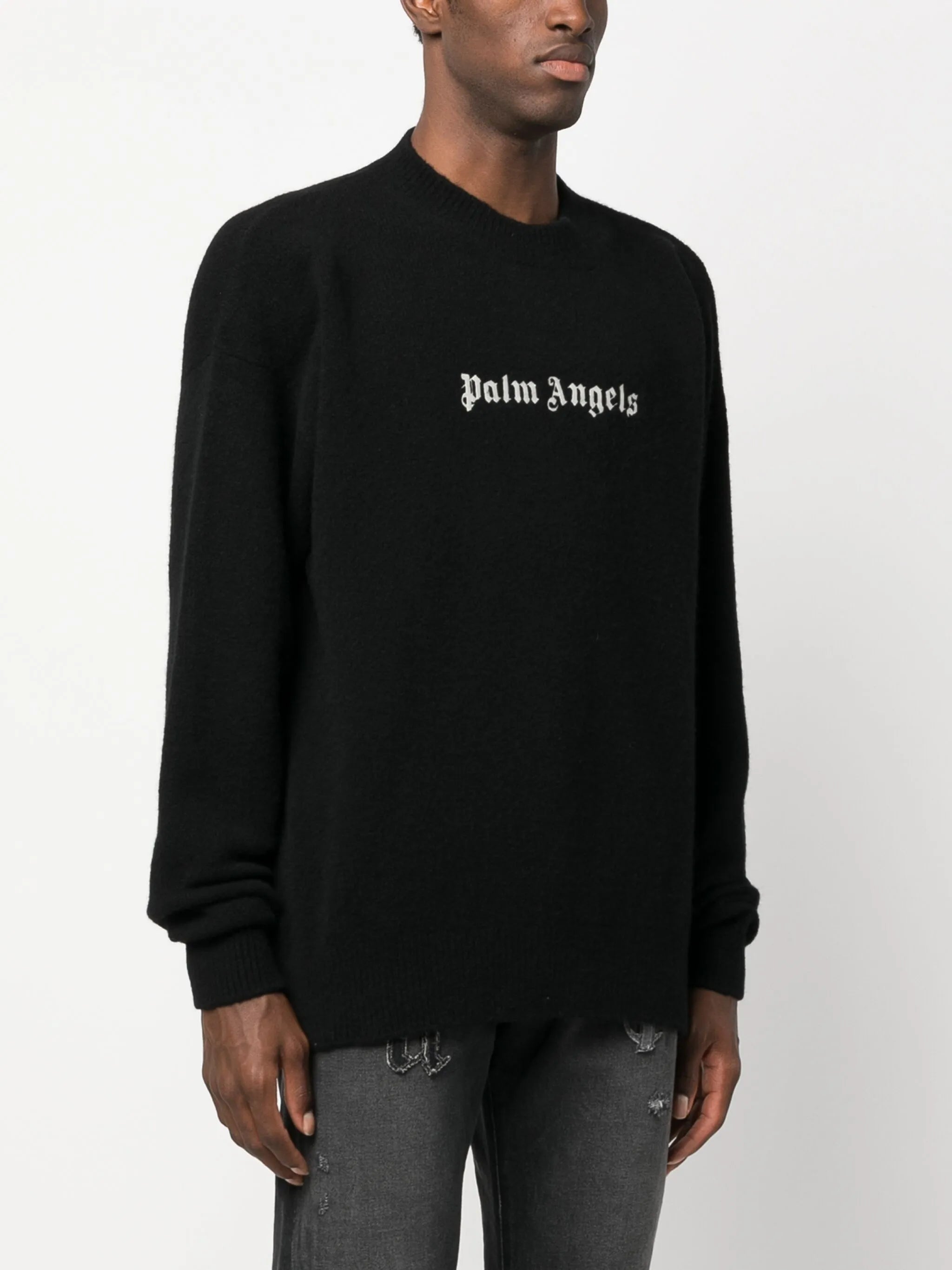 logo-embroidered jumper