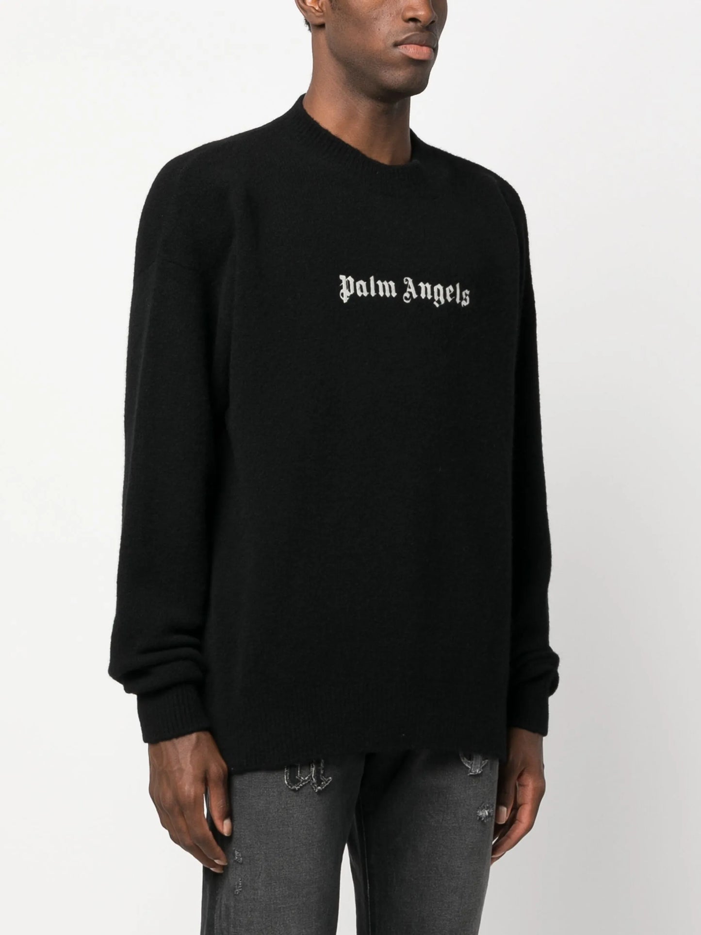 logo-embroidered jumper