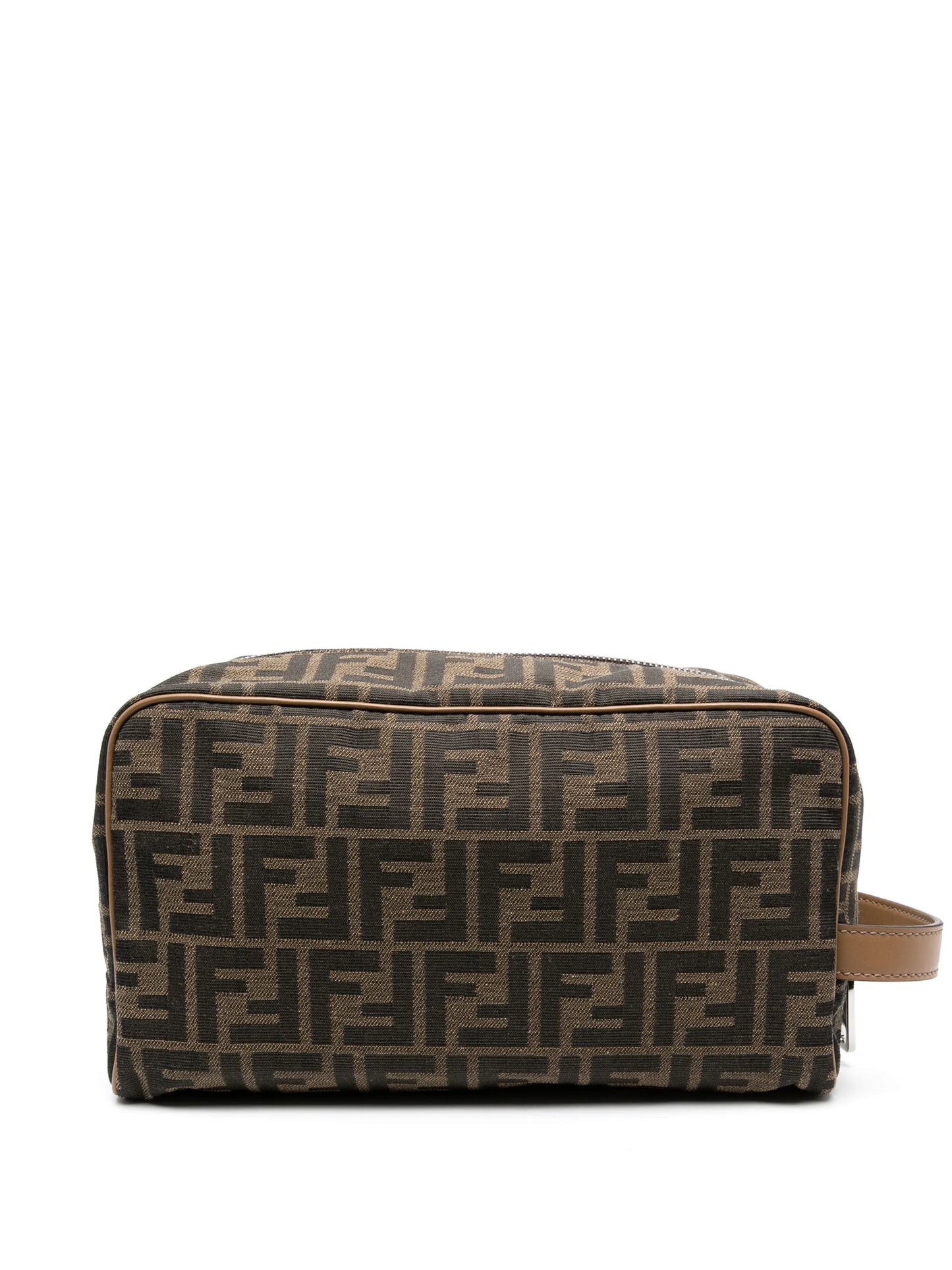 FF jacquard wash bag