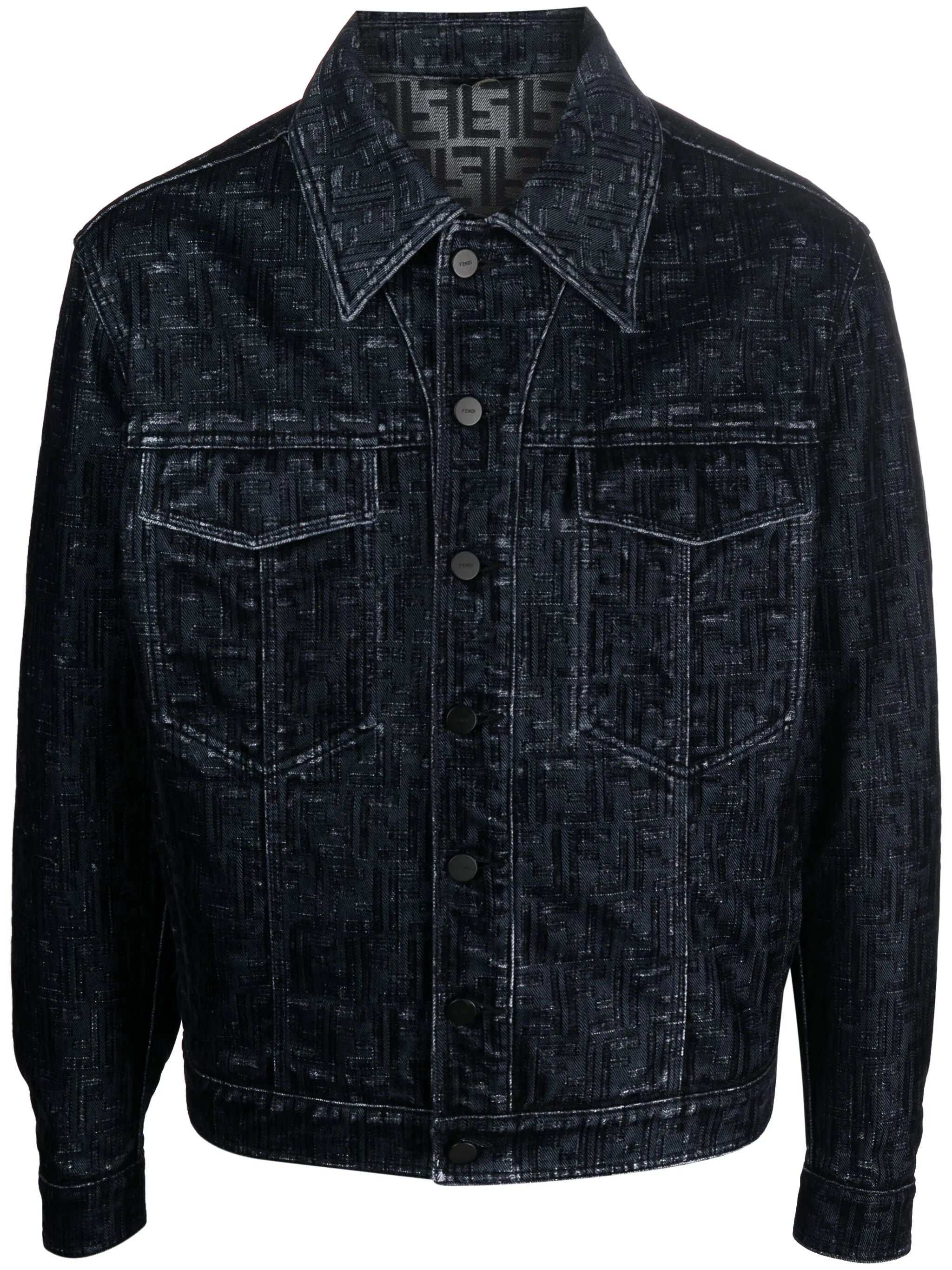 FF-monogram denim jacket