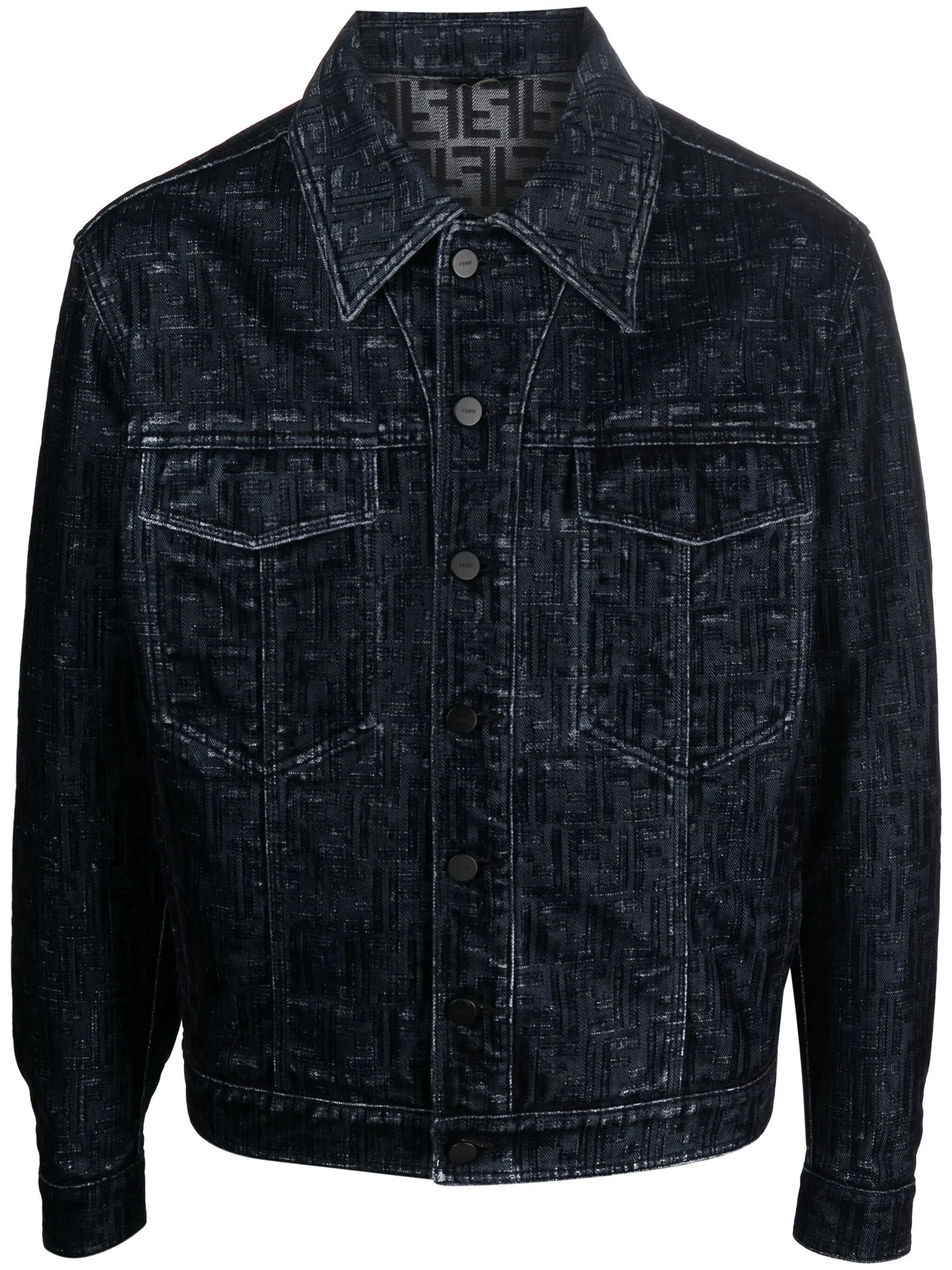 FF-monogram denim jacket