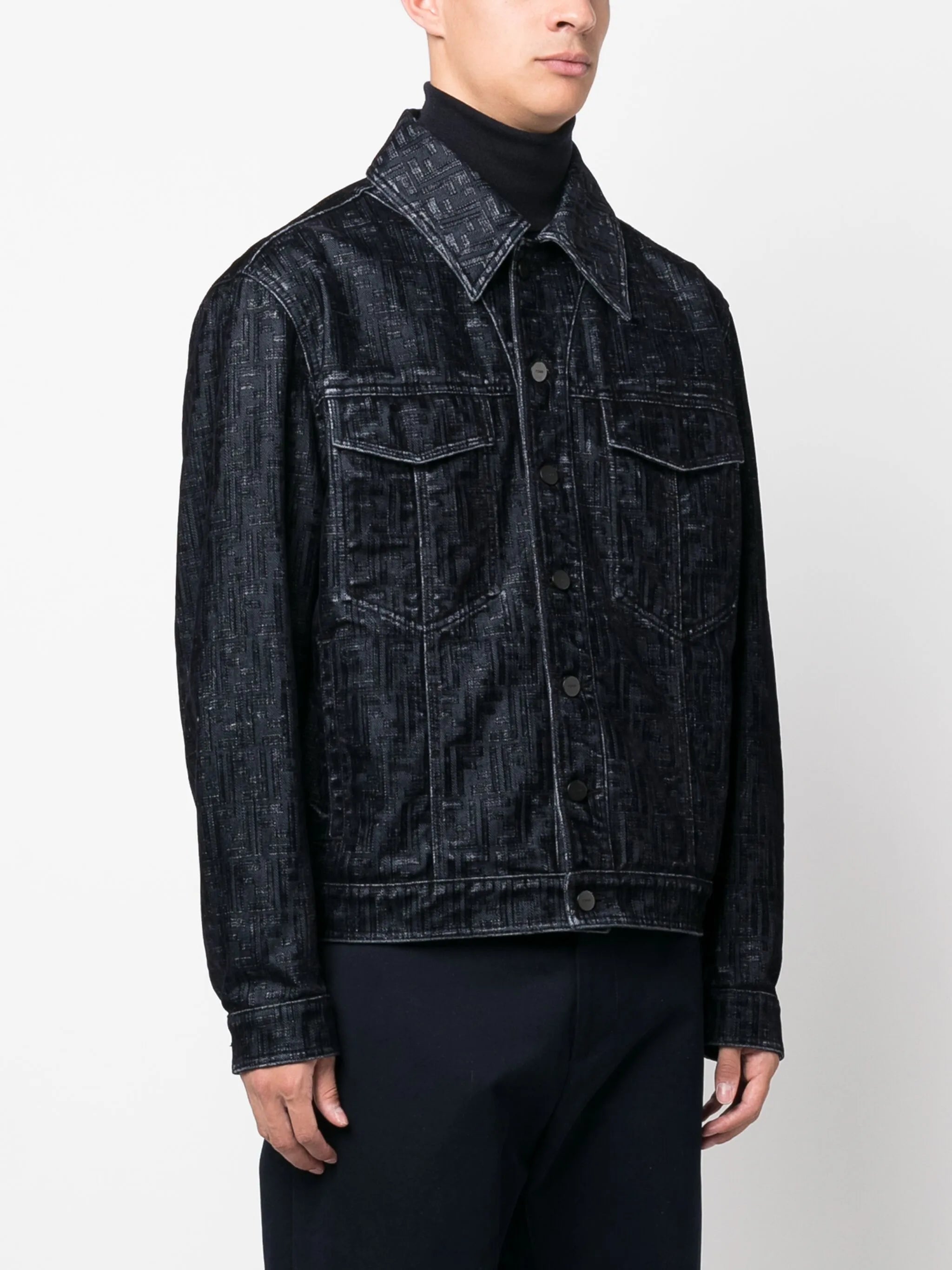 FF-monogram denim jacket