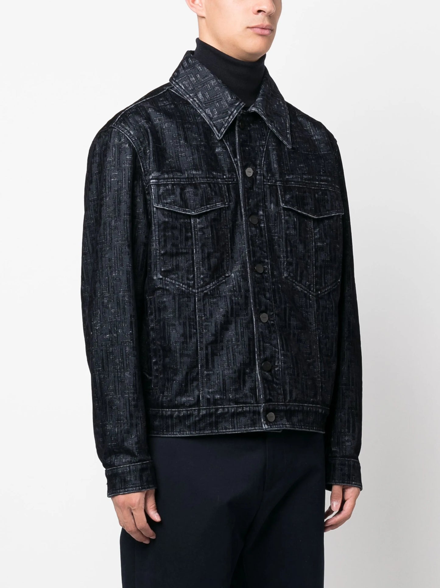 FF-monogram denim jacket
