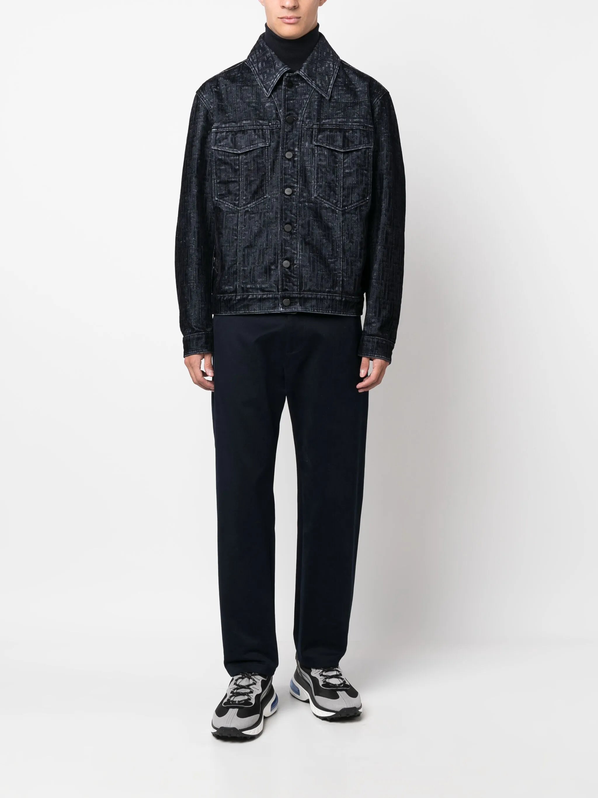 FF-monogram denim jacket