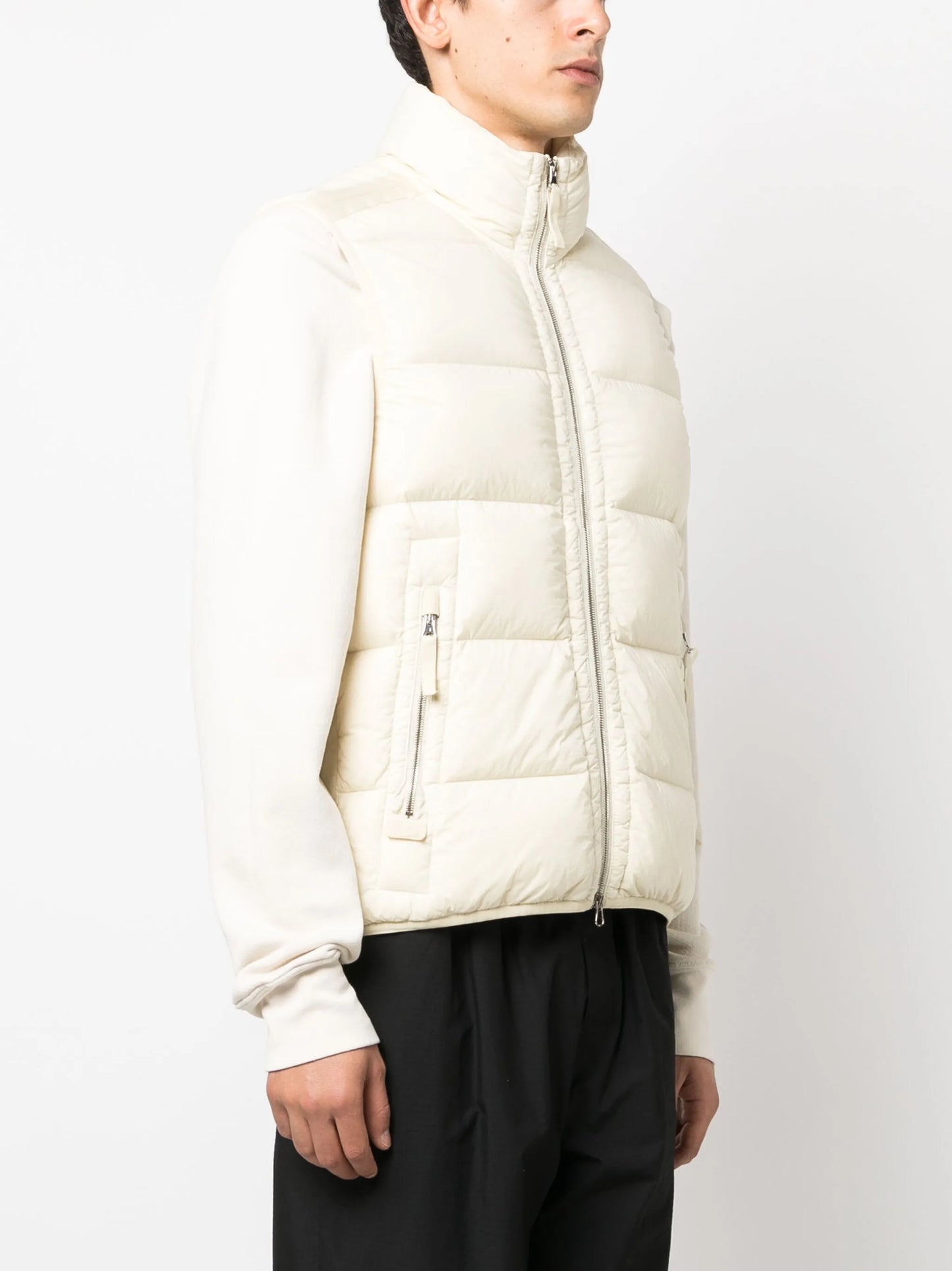 zip-up padded gilet